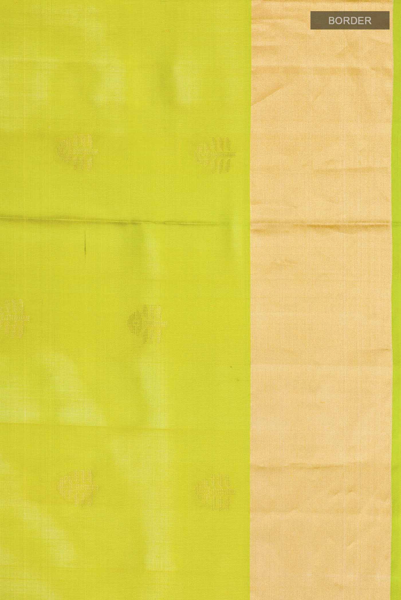 Green Soft Silk Saree - Image 3