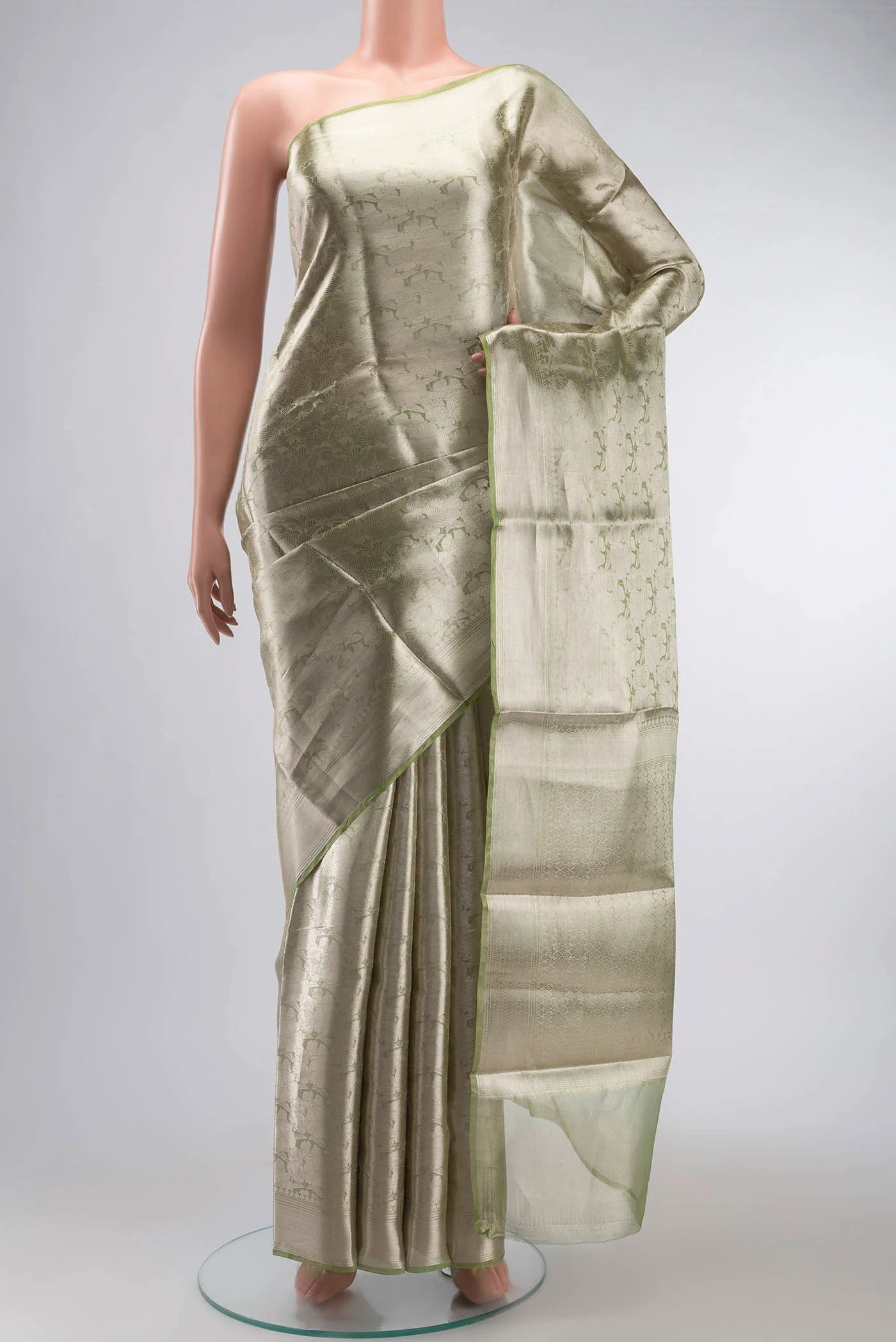Green Tissue Silk Saree