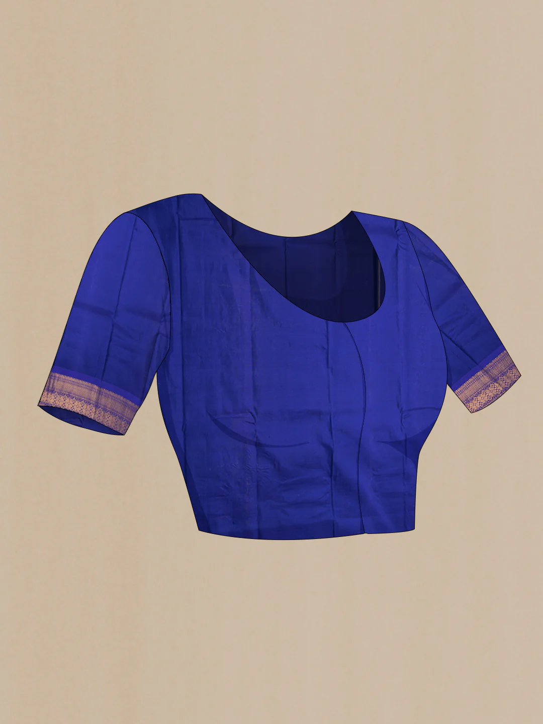 Grey Gadwal cotton Saree - Image 4