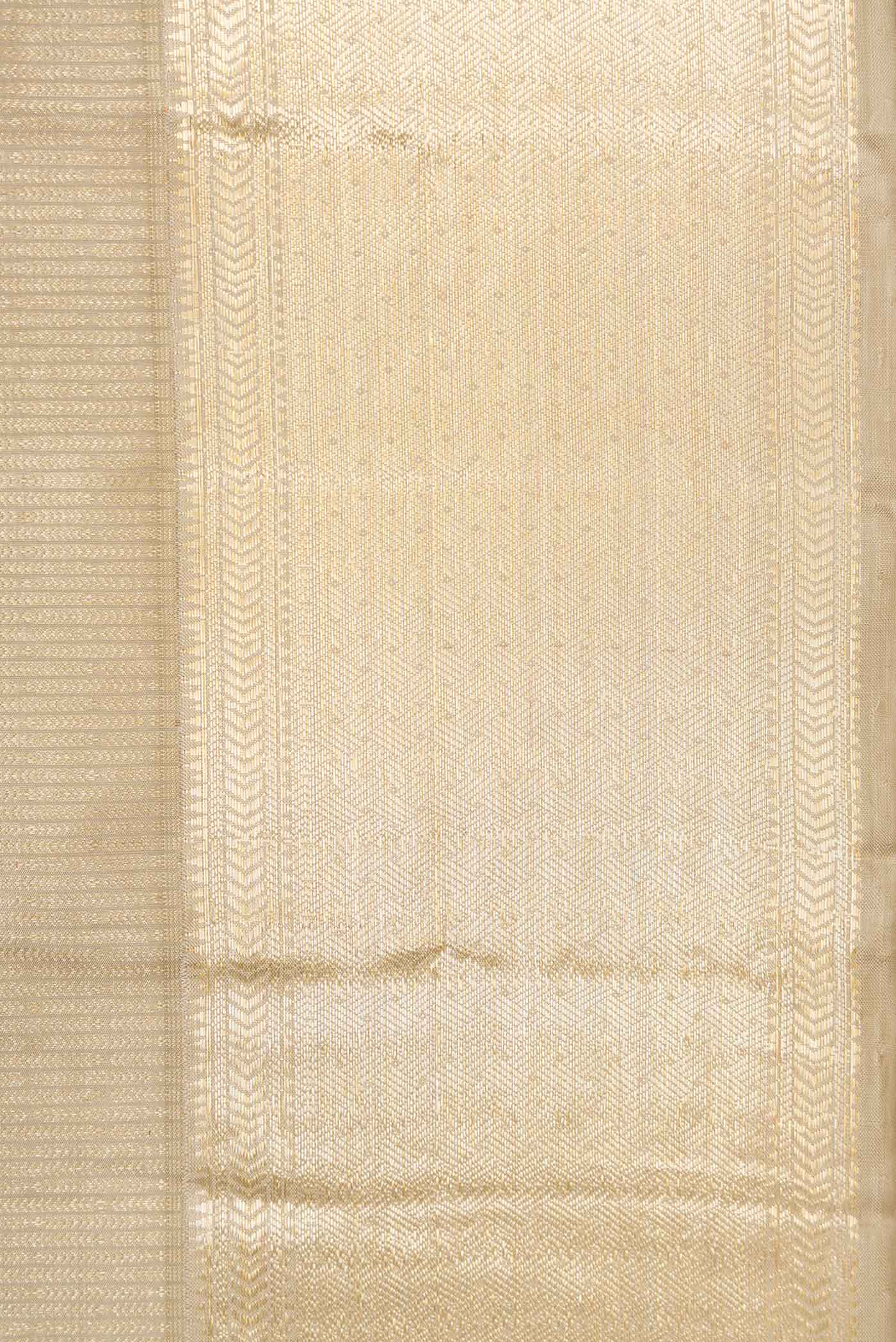 Grey Dual Tone Kanchipuram Silk Saree - Image 3