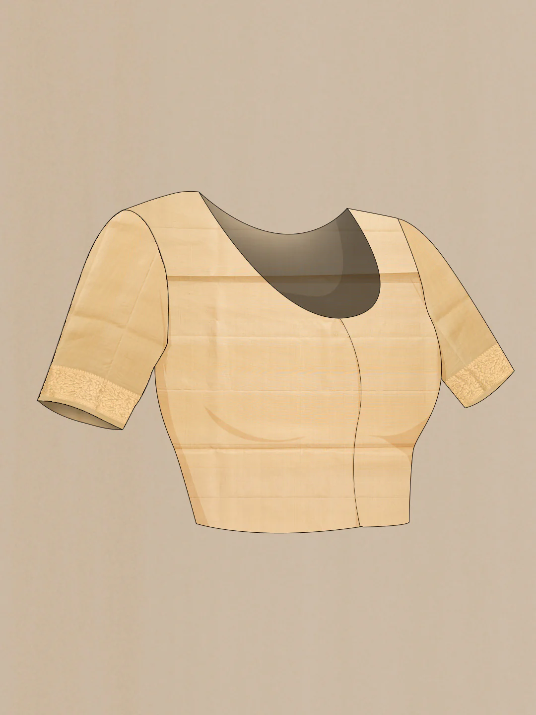 Grey Soft Silk Saree - Image 5