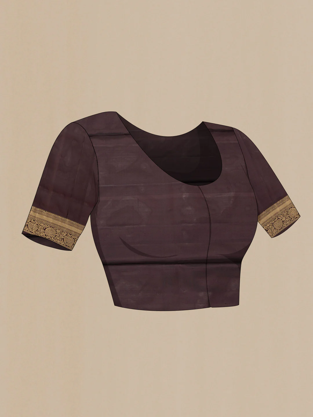 Grey Soft Silk Saree - Image 5