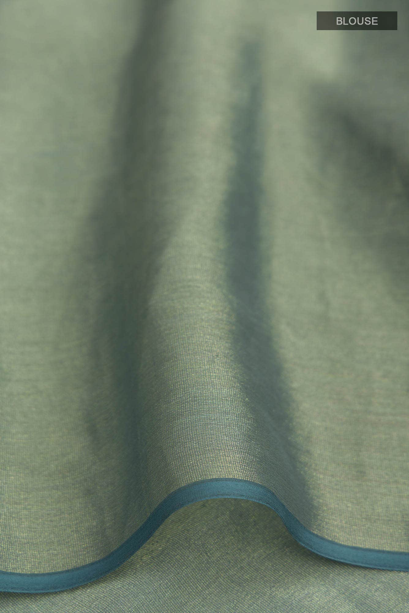 Grey Mysore Georgette Saree - Image 6