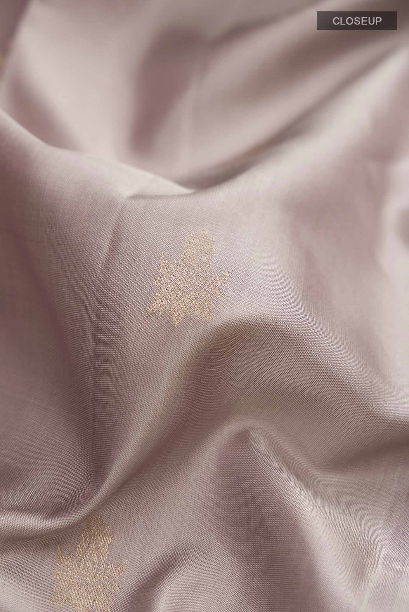 Grey Soft Silk Saree - Image 2