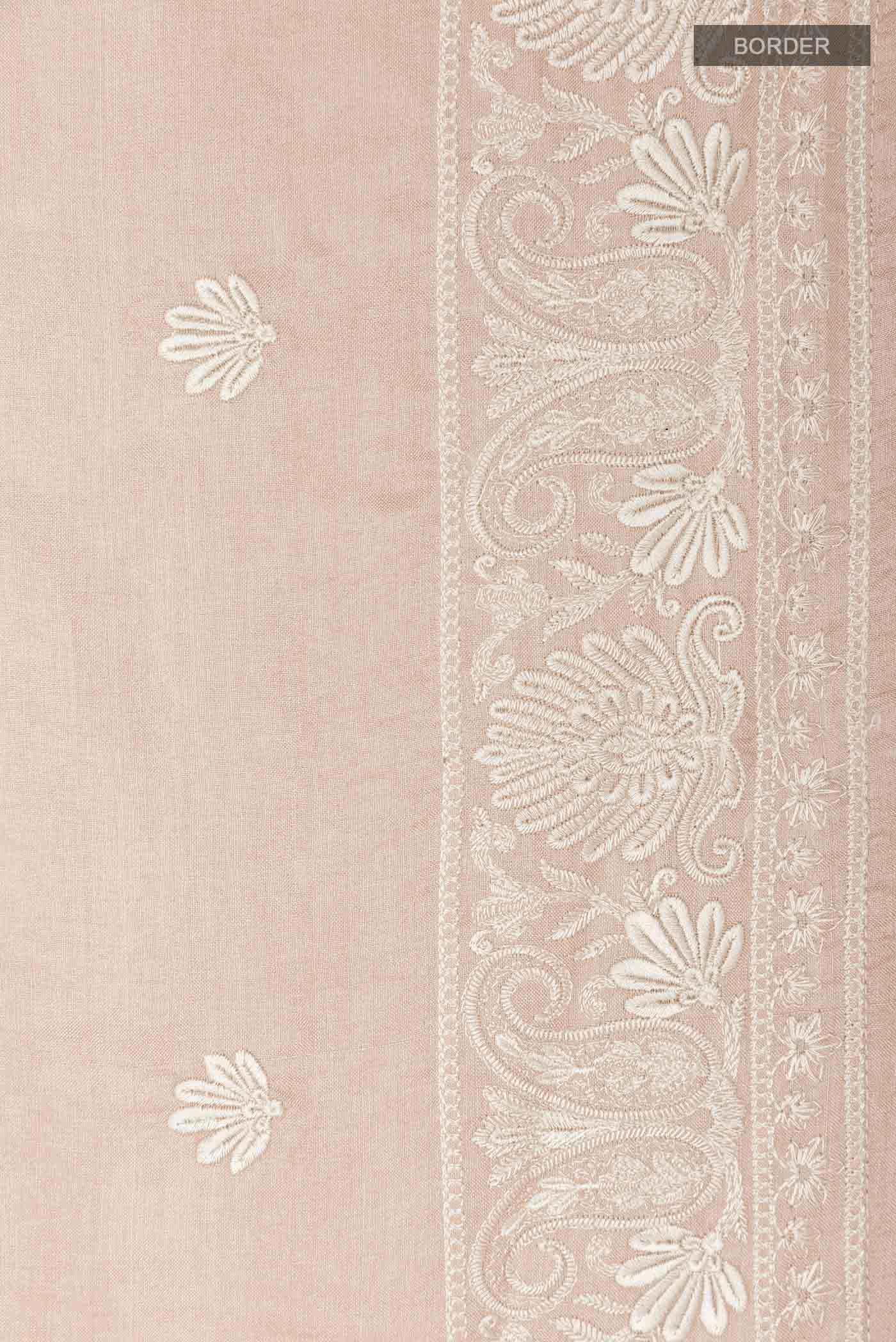 Imperial Pink Tussar Saree - Image 3