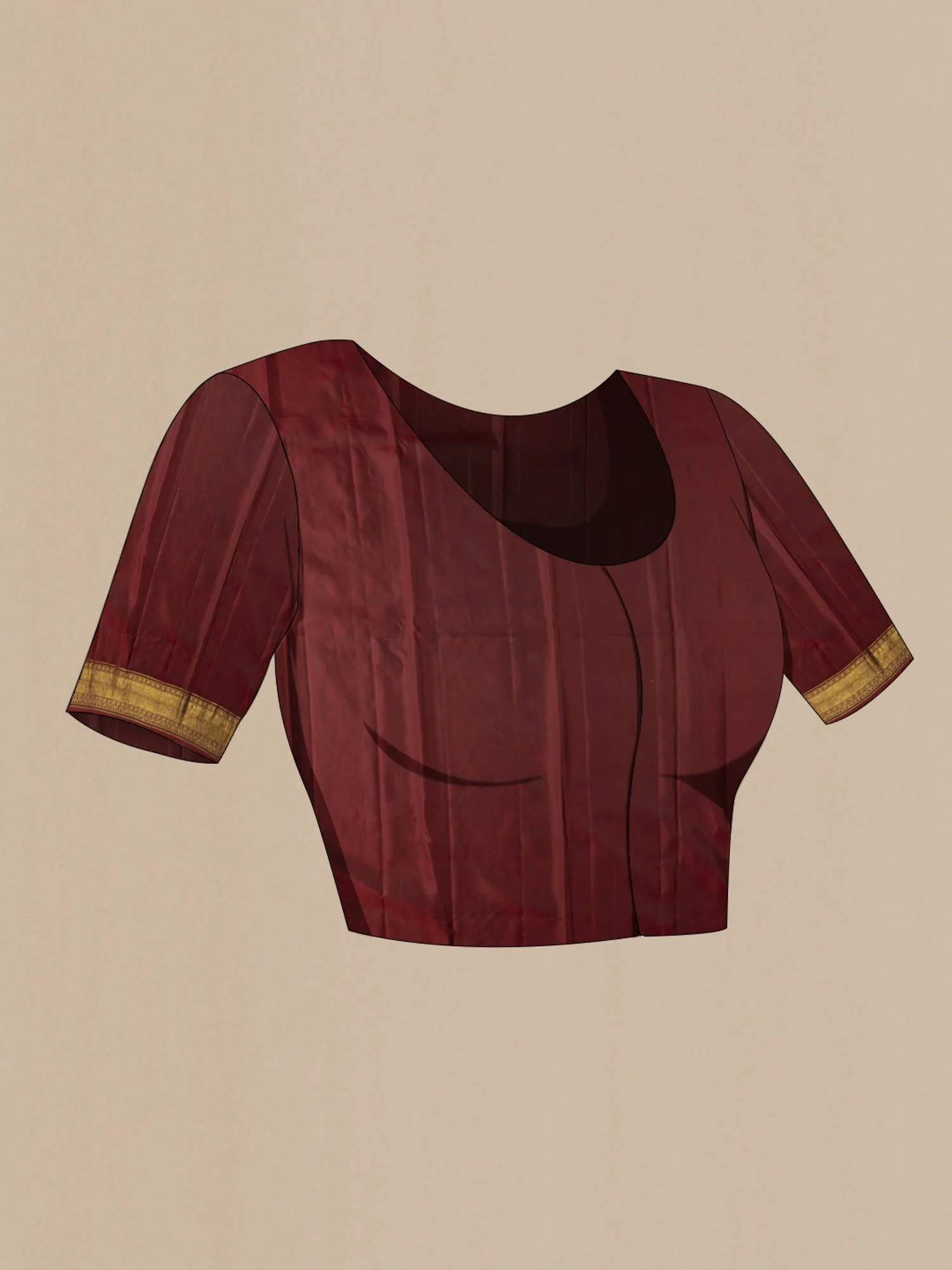 Kanaka-Black Kanchipuram Silk Saree - Image 8