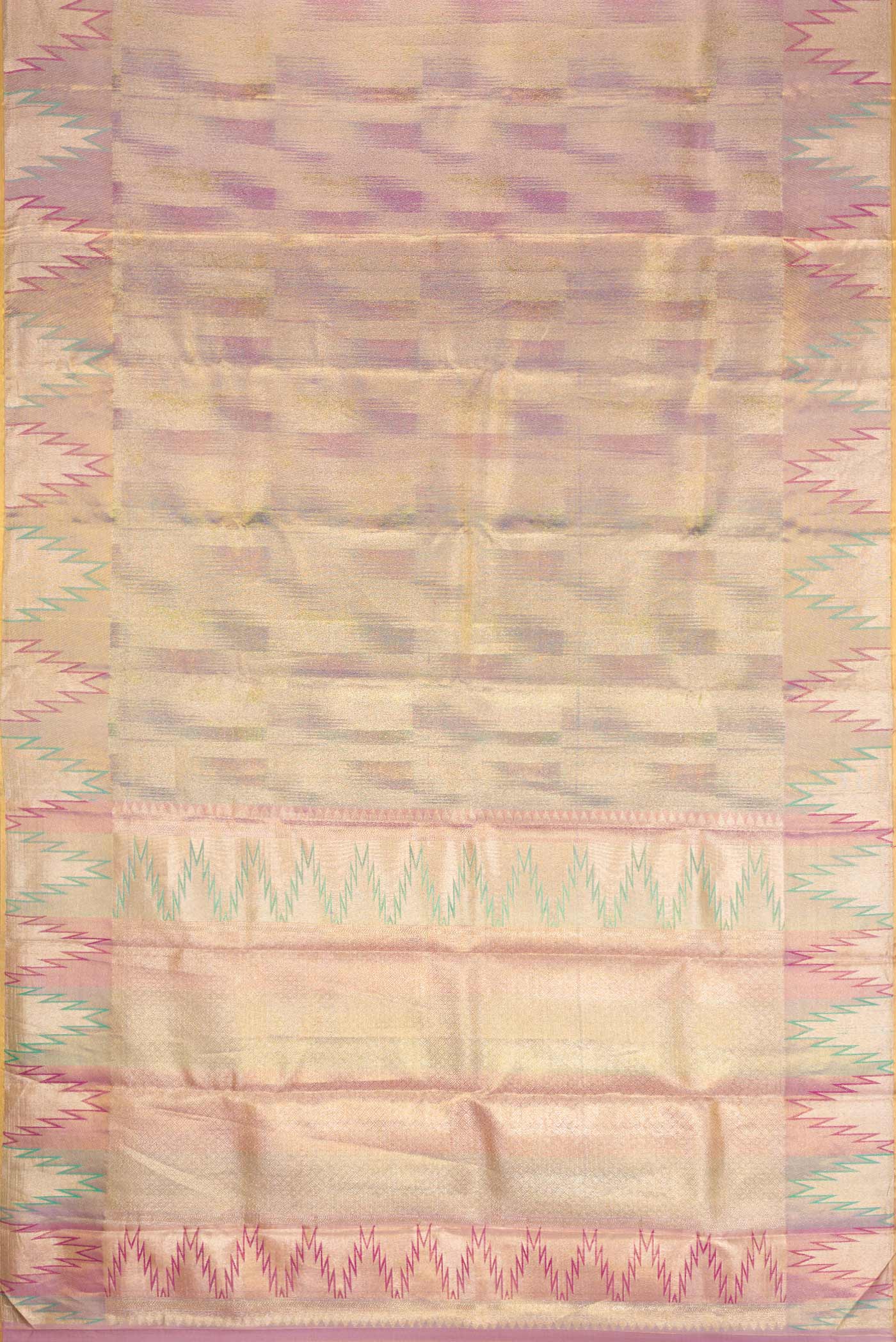 Lavender Dual Tone Kanchipuram Silk Saree - Image 6