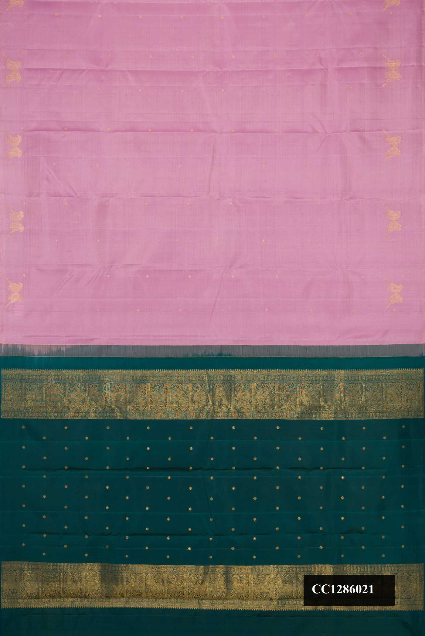 Lavender Dual Tone Kanchipuram Silk Saree