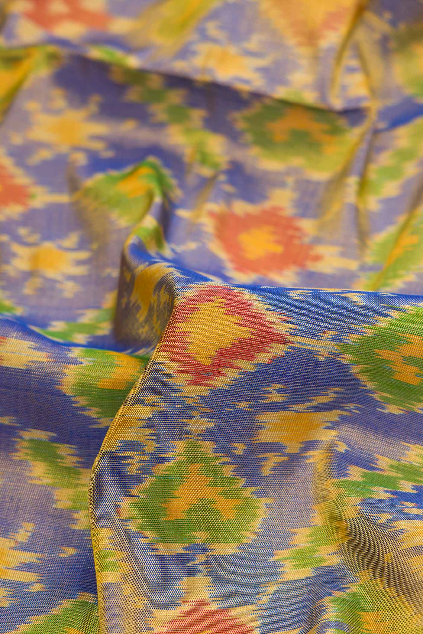 Lavender Dual Tone Rajkot Patola Silk Saree - Image 2