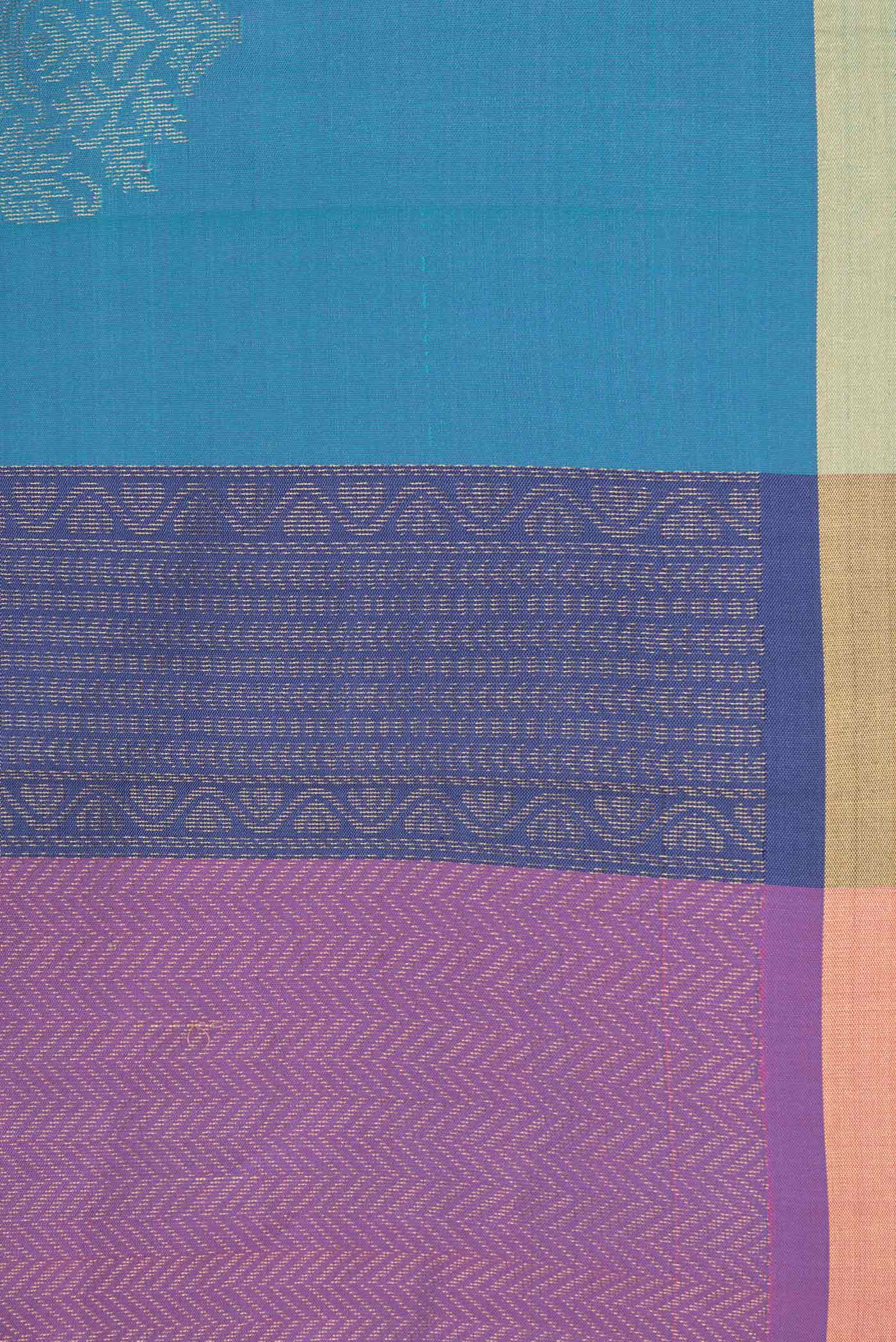 Multi Color Soft Silk Saree - Image 3