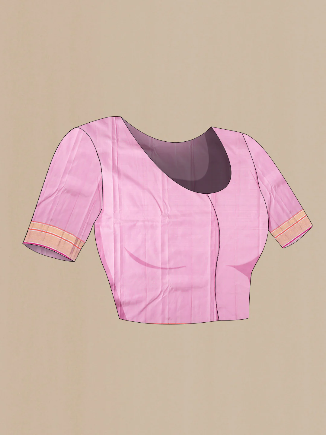 Lavender Kanchipuram Silk Saree - Image 5