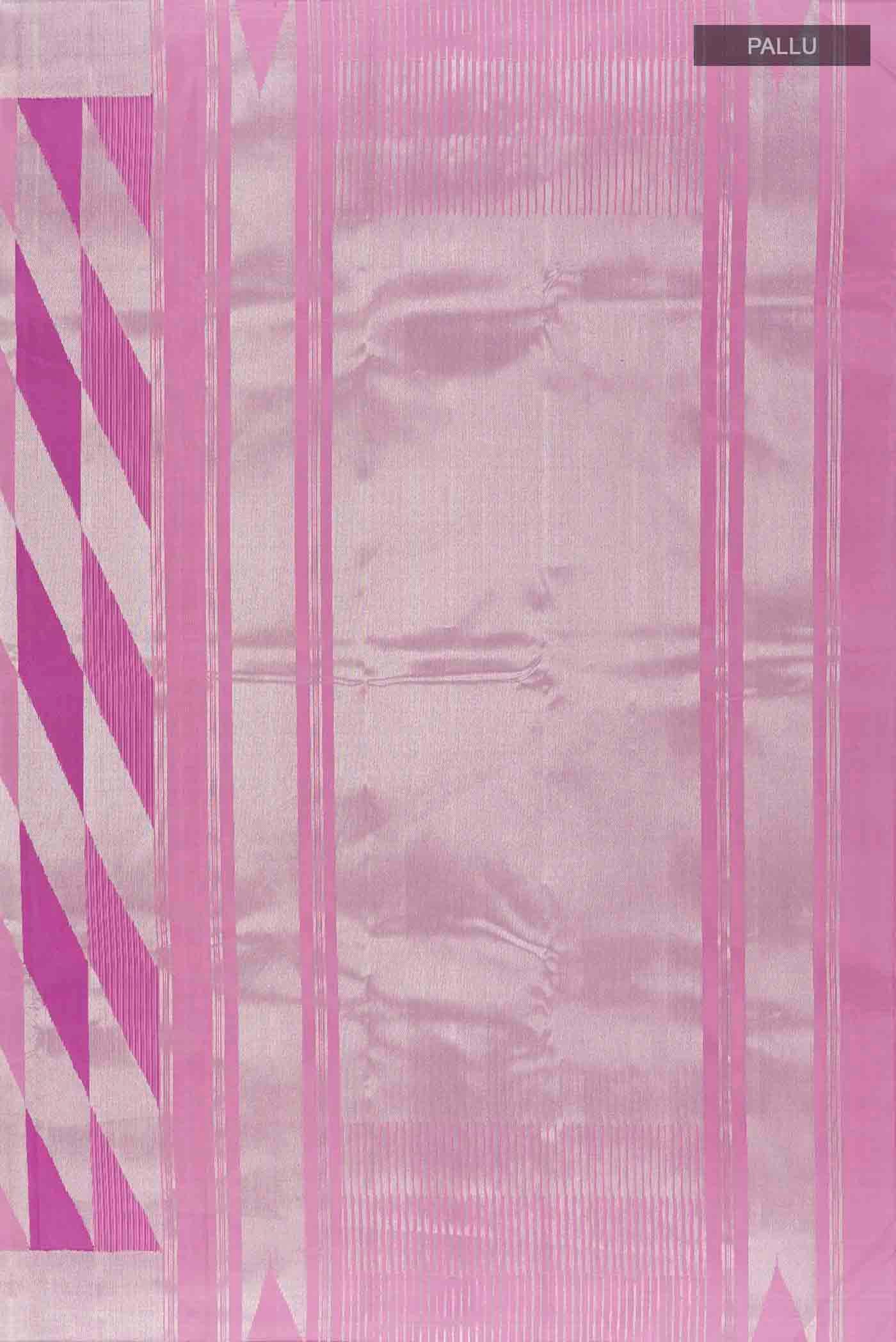 Lavender Kanchipuram Silk Saree - Image 7