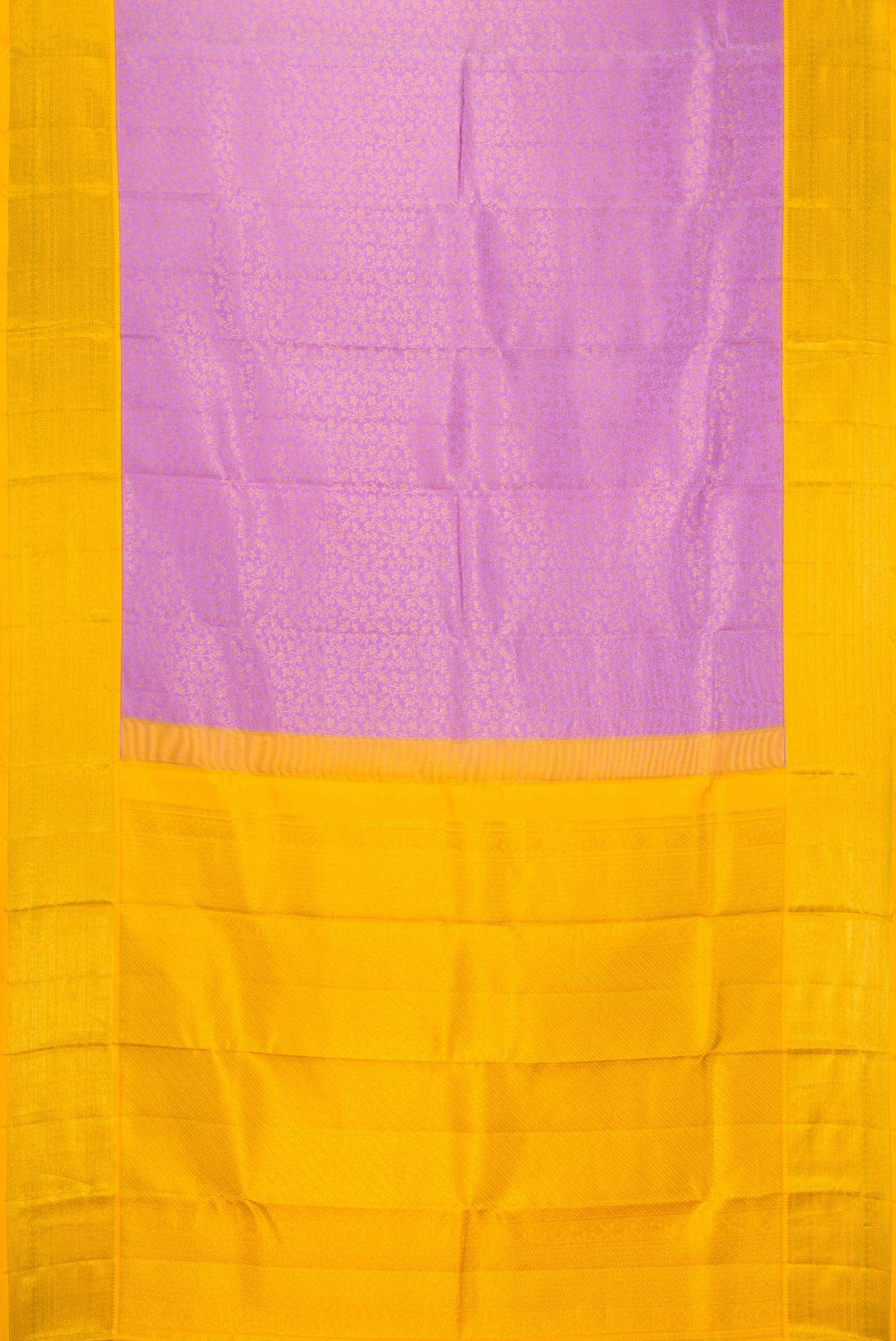 Lavender Kanchipuram Silk Saree - Image 10