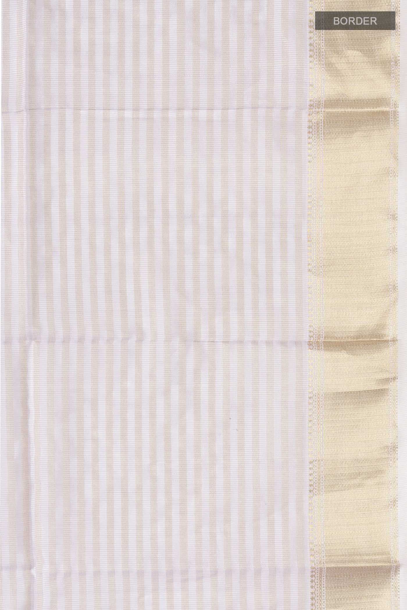 Lavender Maheshwari Silk Cotton Saree - Image 3