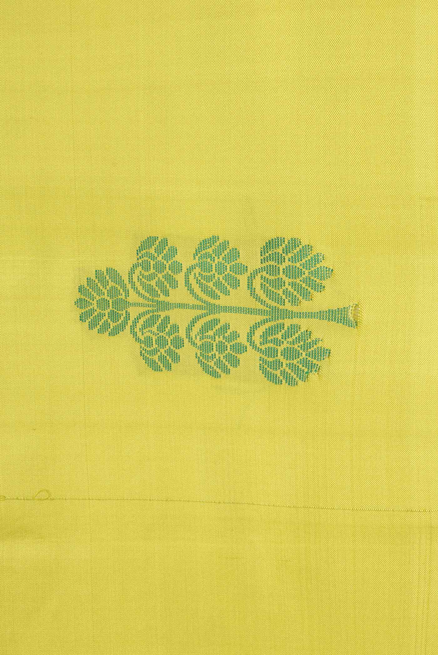 Green Soft Silk Saree - Image 3