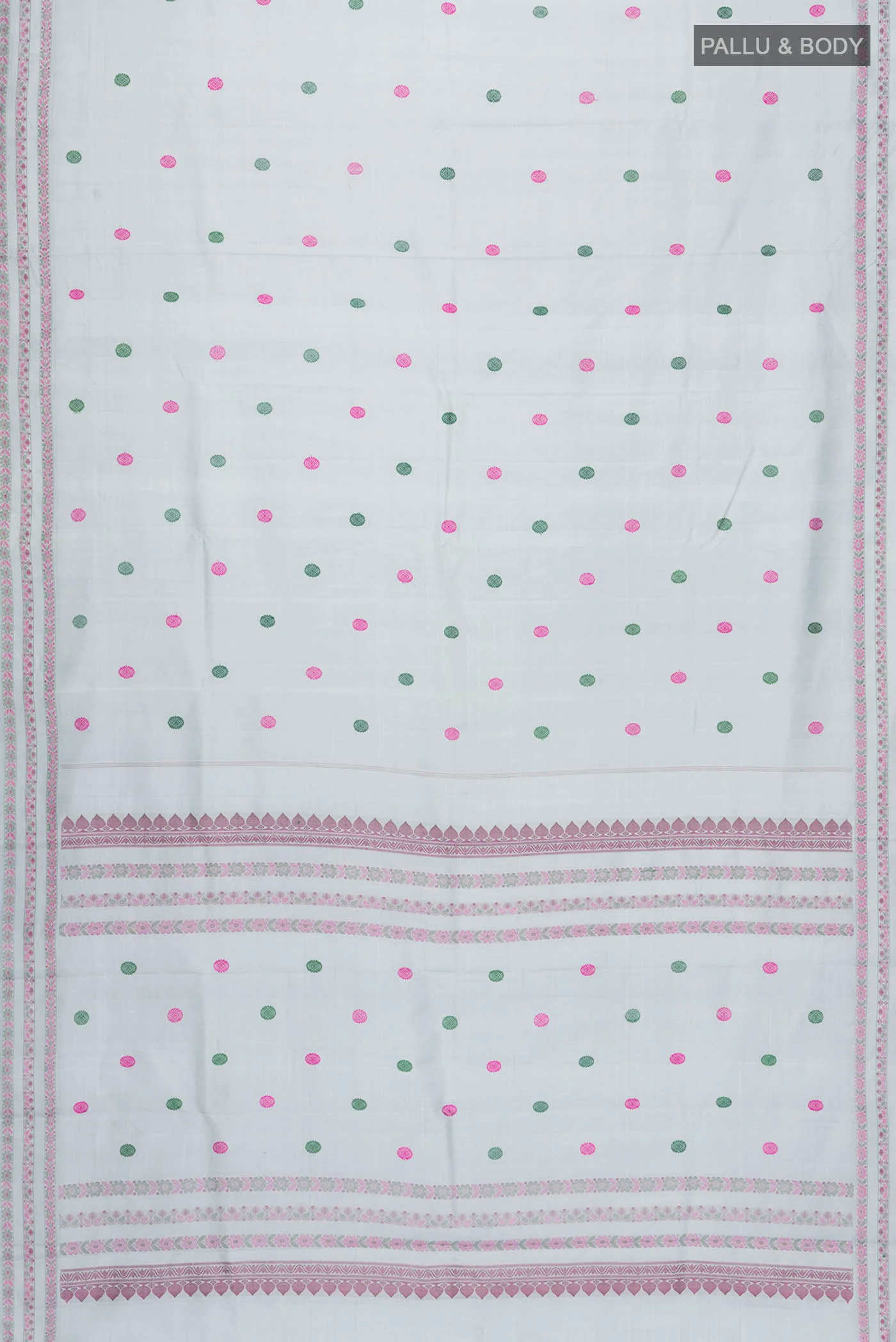 Light Blue Kanjivaram Silk Saree - Image 6