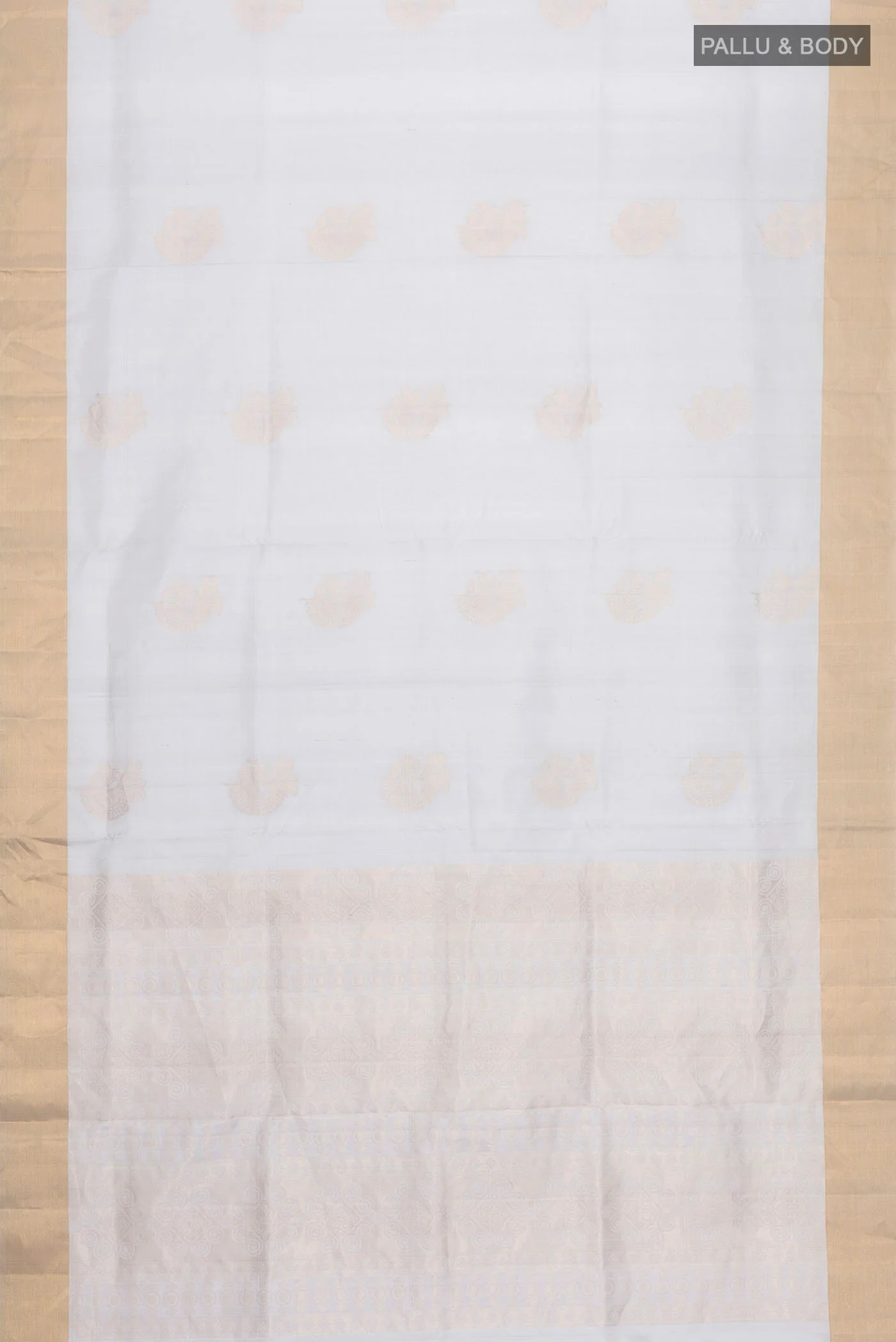 Light Blue Soft Silk Saree - Image 5