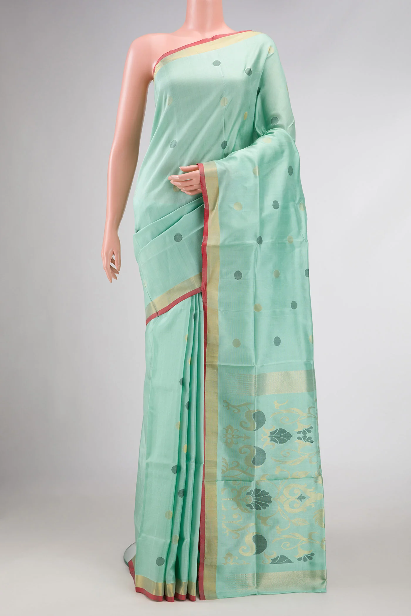 Light Blue Uppada Silk Saree