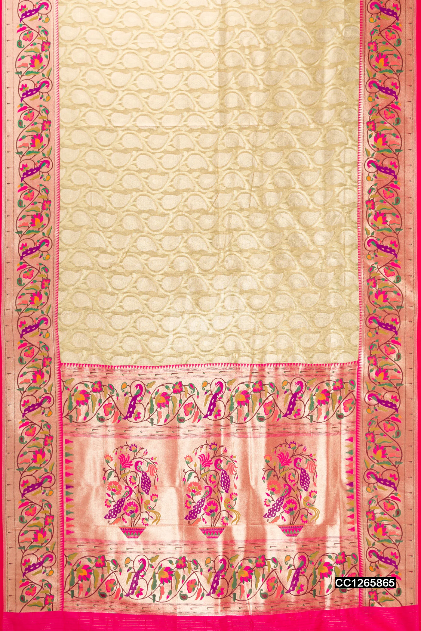 Light Green Kota Silk Saree