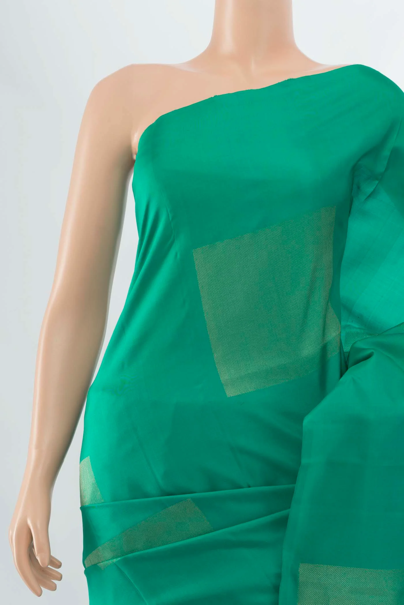 Light Green Soft Silk Saree - Image 2