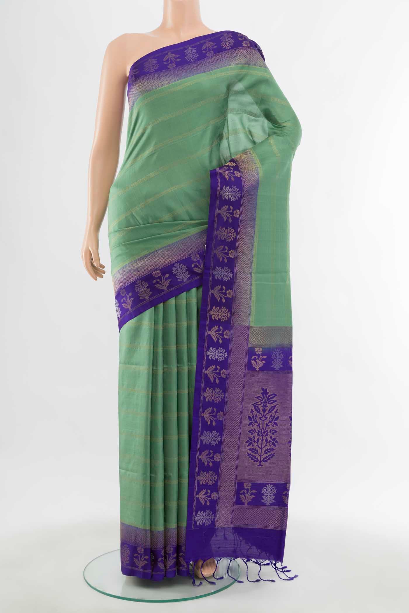 Light Green Soft Silk Saree
