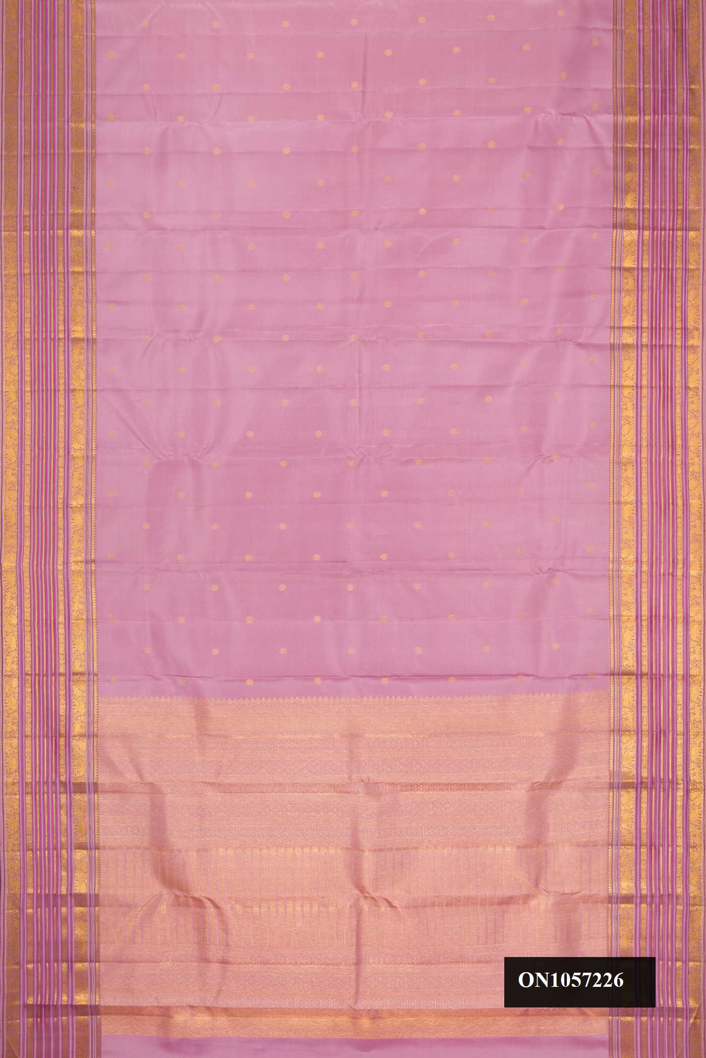 Lilac Dual Tone Kanchipuram Silk Saree