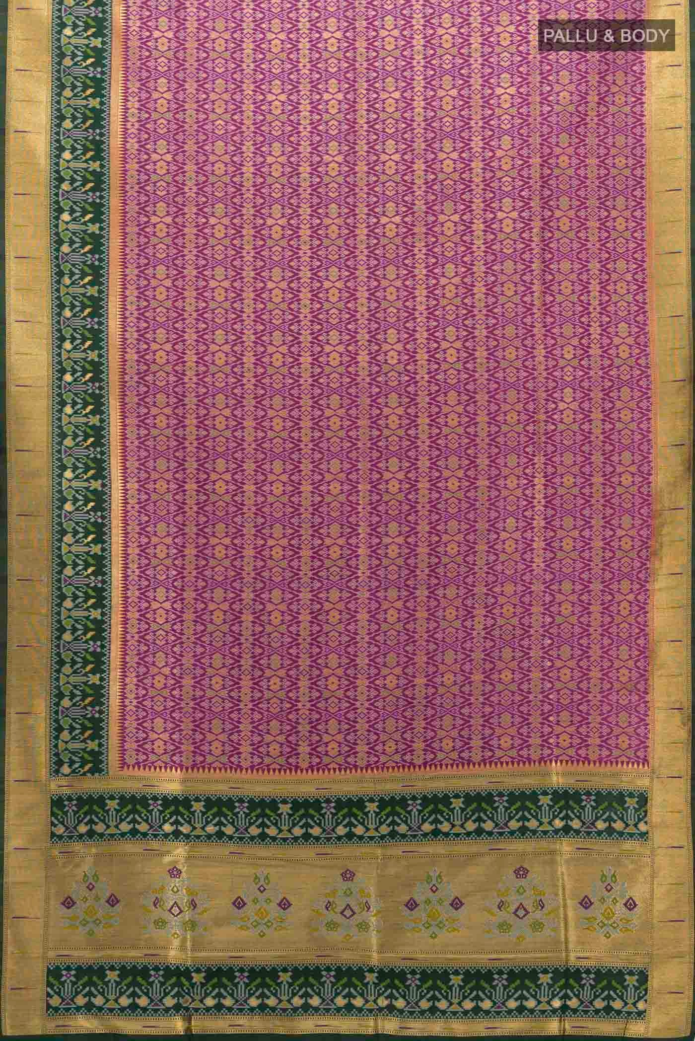 Magenta Art Silk Saree - Image 5