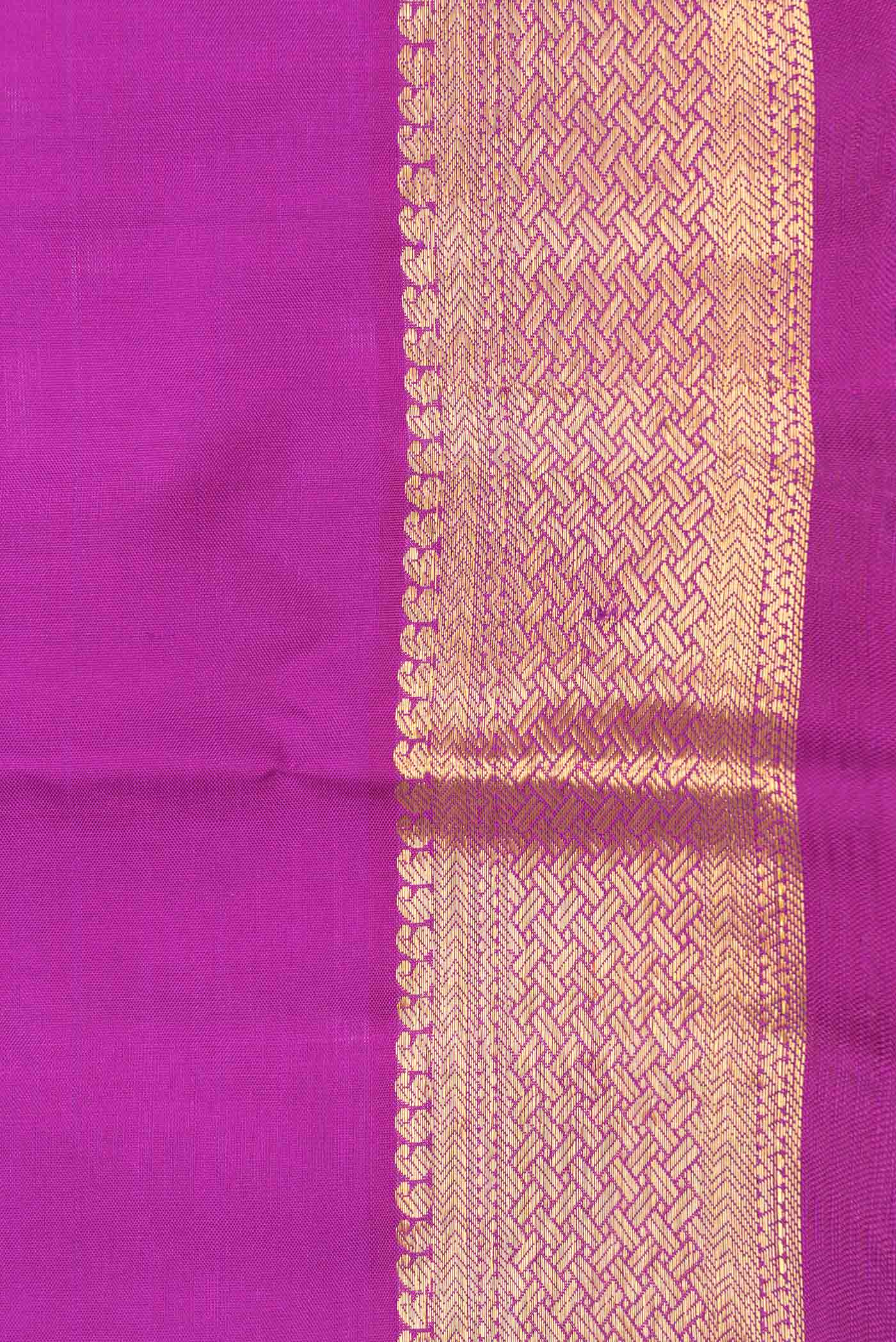 Purple Kanjivaram Silk Saree - Image 3