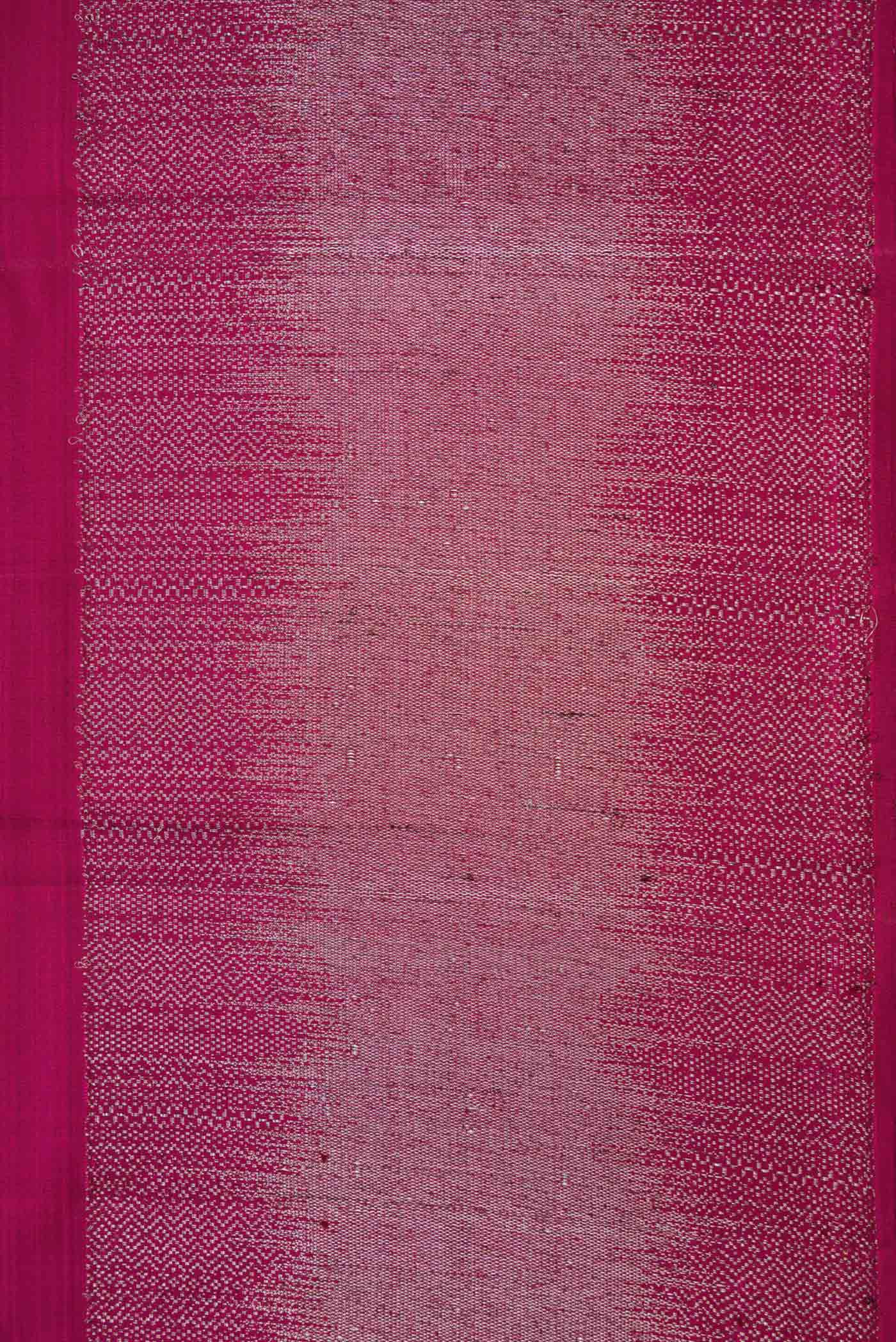 Magenta Dual Tone Kanjivaram Silk Saree - Image 3