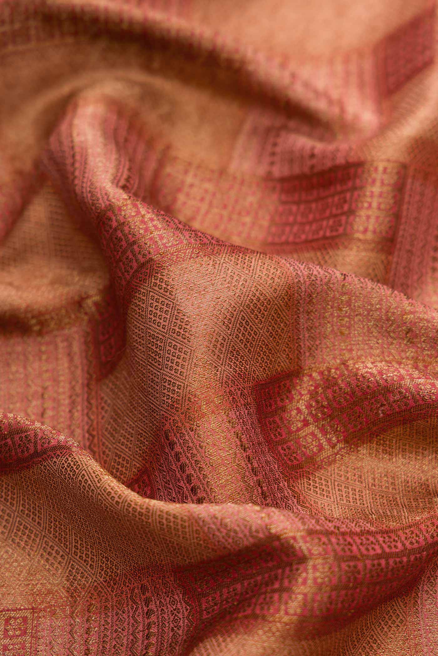 Multi Color Banarasi Georgette Saree - Image 2