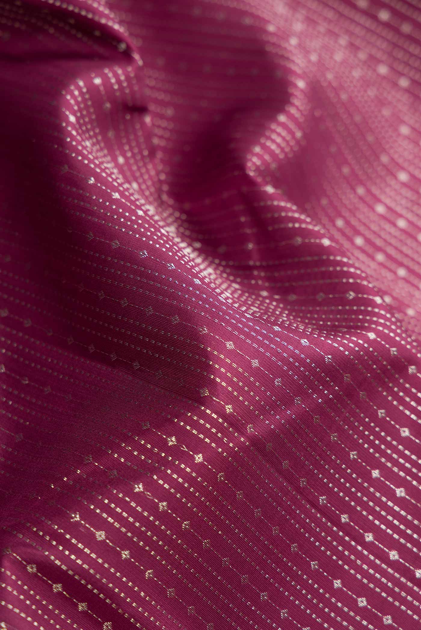 Maroon Dual Tone Kanchipuram Silk Saree - Image 2