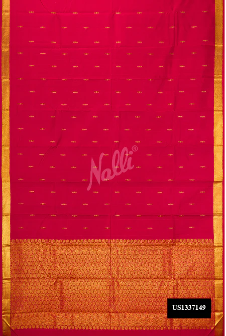 Maroon Dual Tone Kanchipuram Silk Saree
