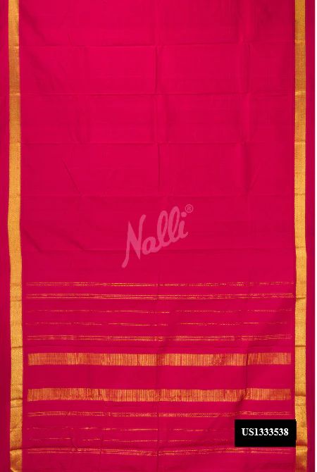 Maroon Dual Tone Kanchipuram Silk Saree