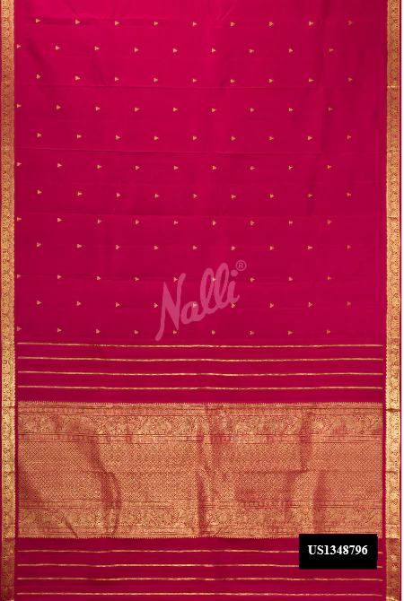 Maroon Dual Tone Kanchipuram Silk Saree