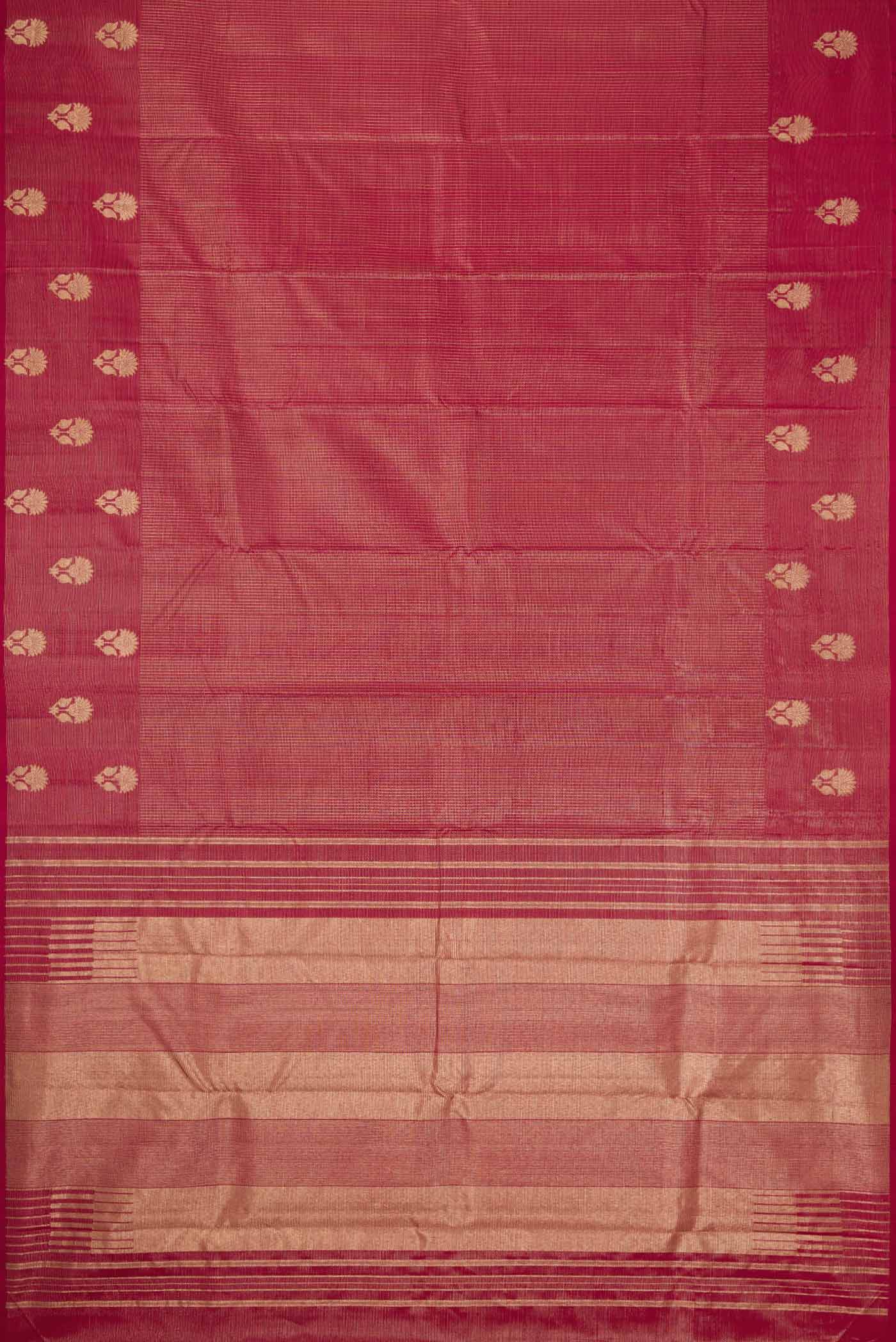 Maroon Kanjivaram Silk Saree - Image 6