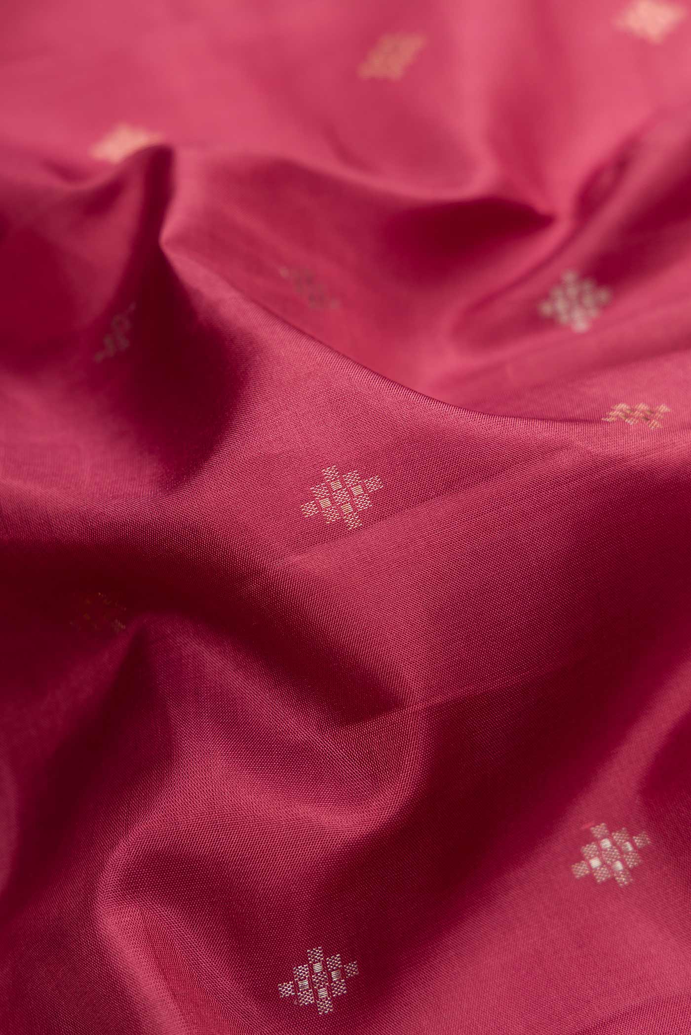 Maroon Soft Silk Saree - Image 2