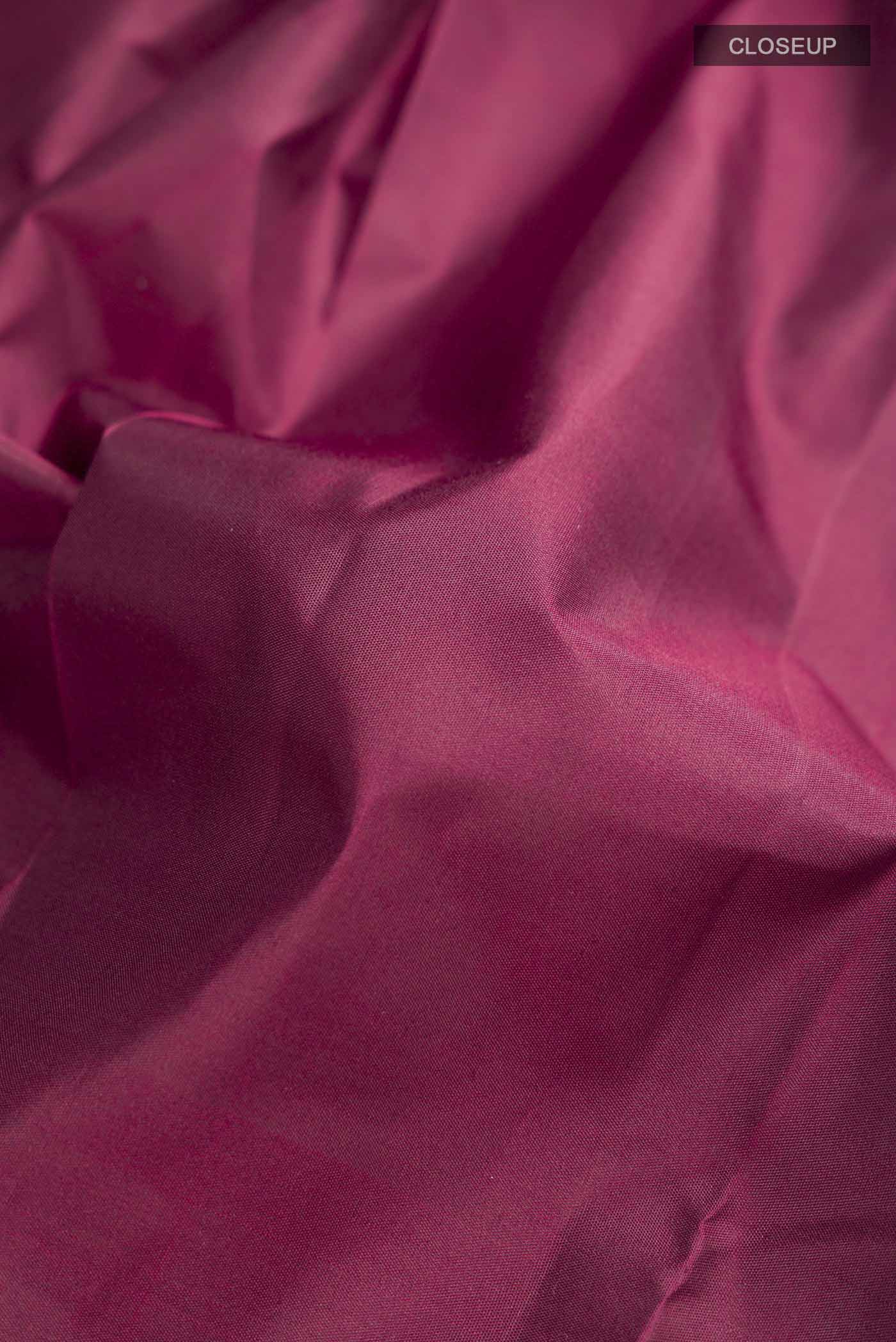 Maroon Kanchipuram Silk Saree - Image 2