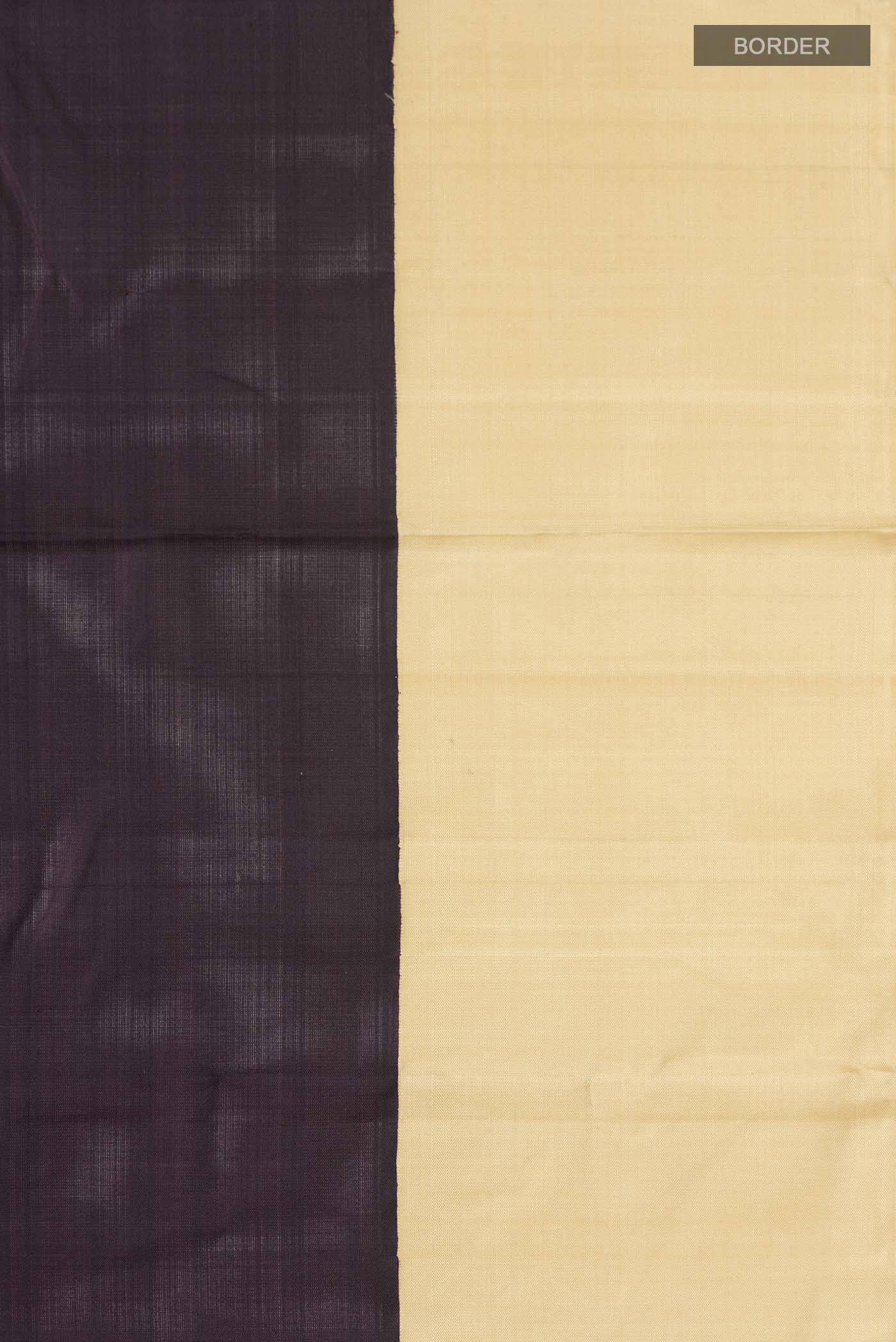 Coffee Brown Kanchipuram Silk Saree - Image 3