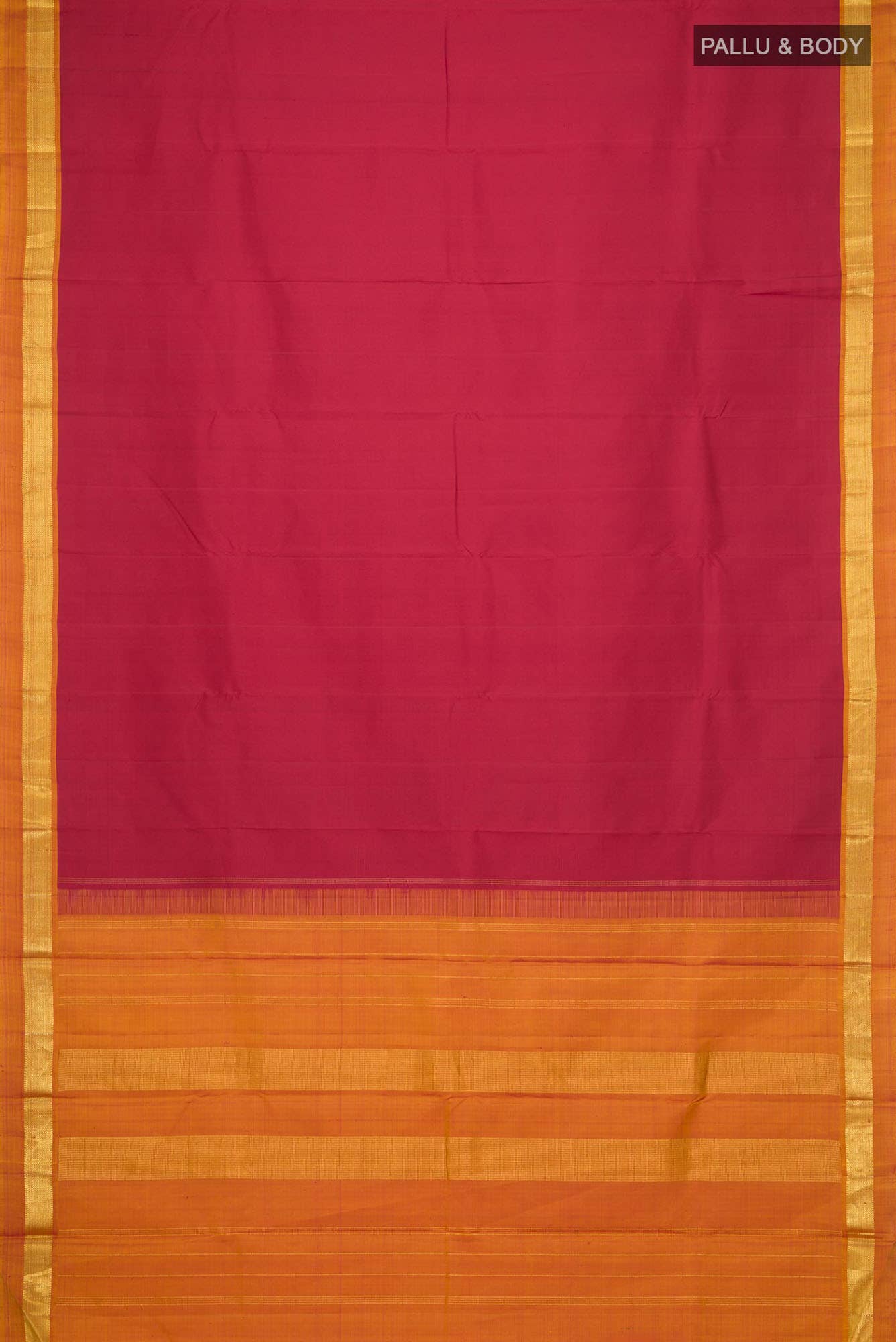 Maroon Kanjivaram Silk Saree - Image 4