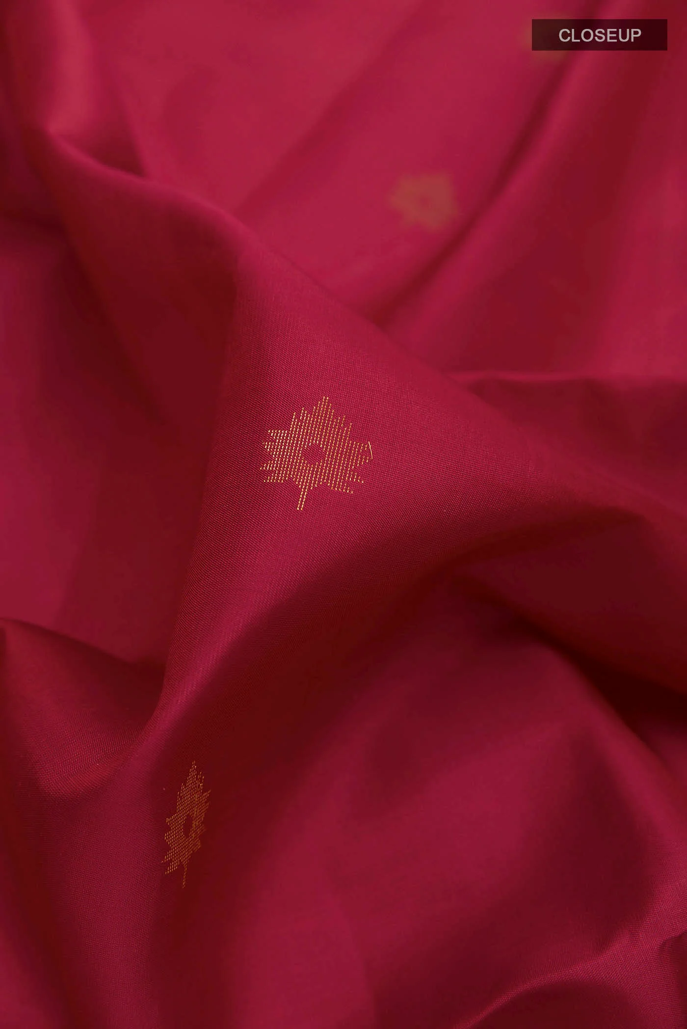 Maroon Soft Silk Saree - Image 2