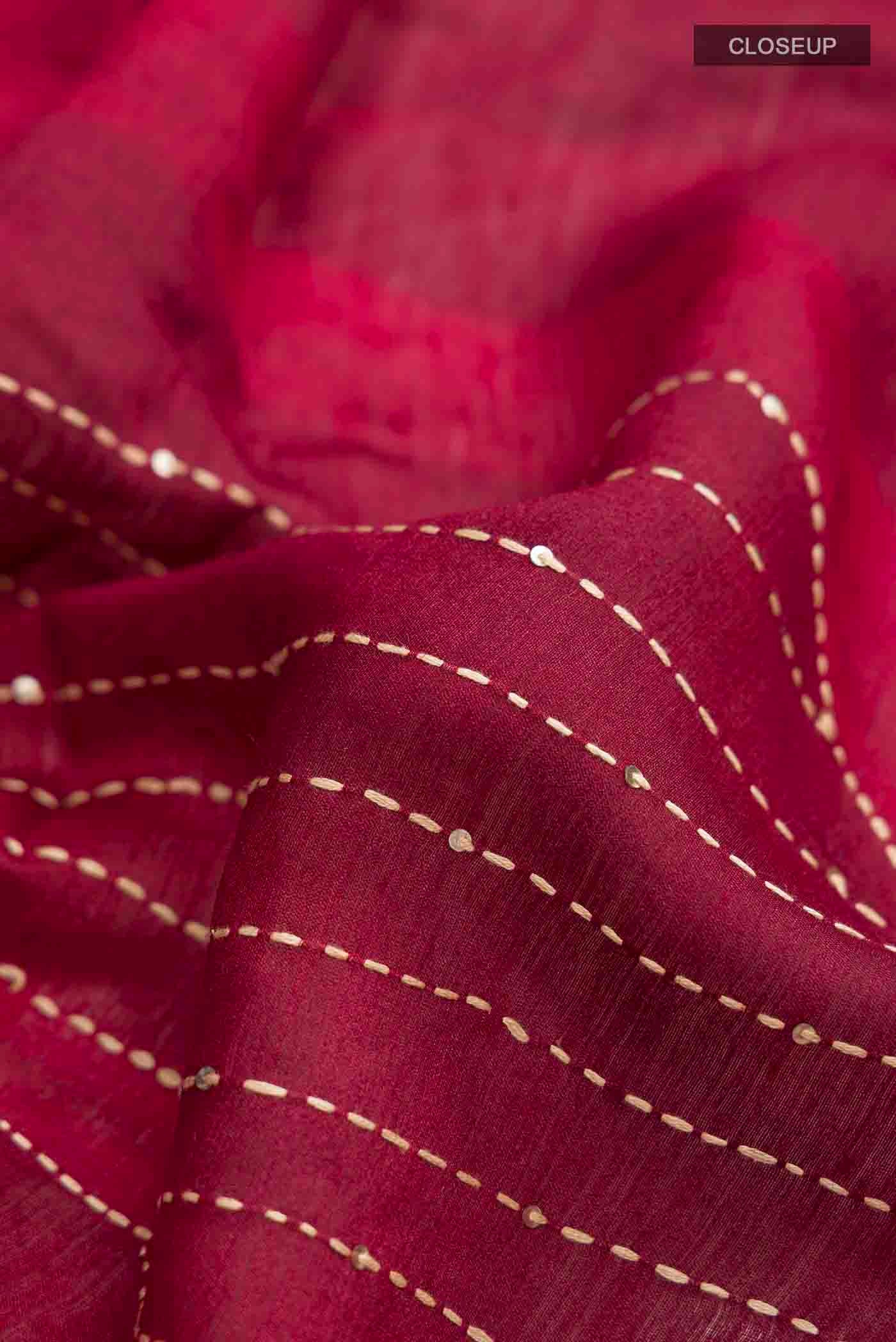 Multi Color Bhagalpuri Tussar Silk Saree - Image 2