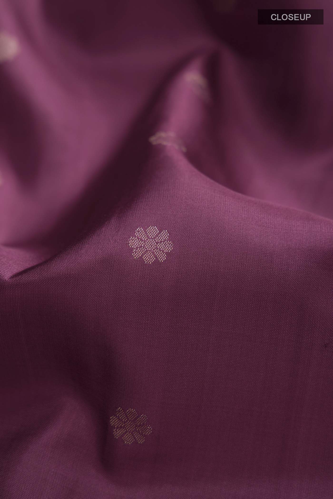 Mauve Soft Silk Saree - Image 2