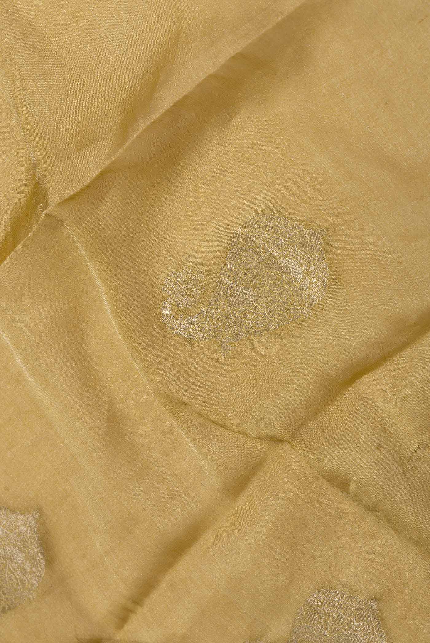 Gold Mysore Georgette Saree - Image 2