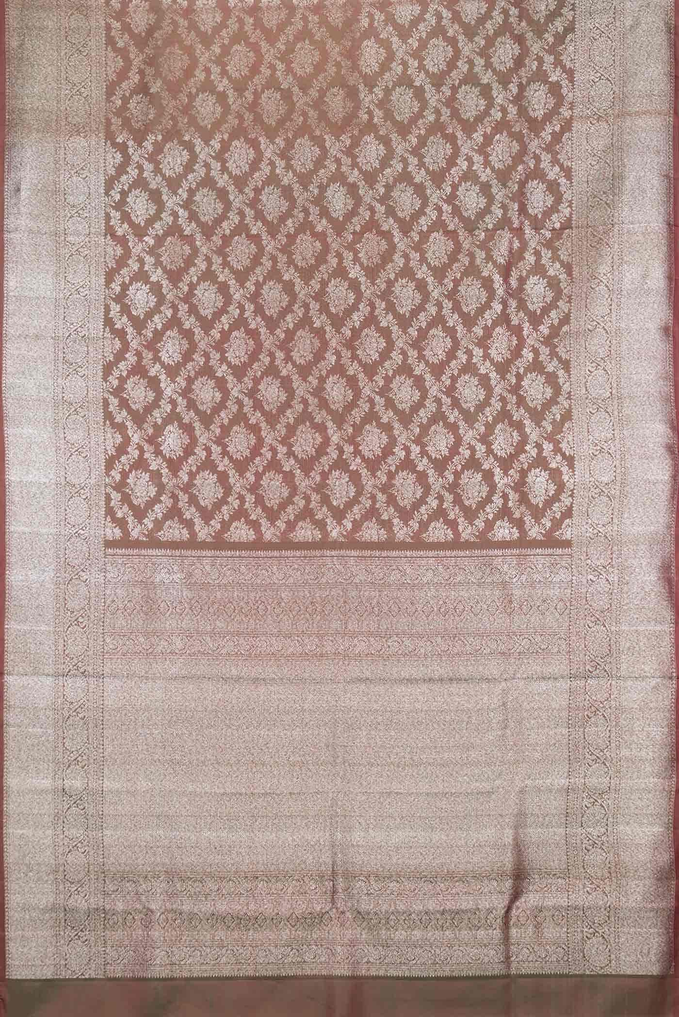 Mehandi Green Dual Tone Kanchipuram Silk Saree - Image 4