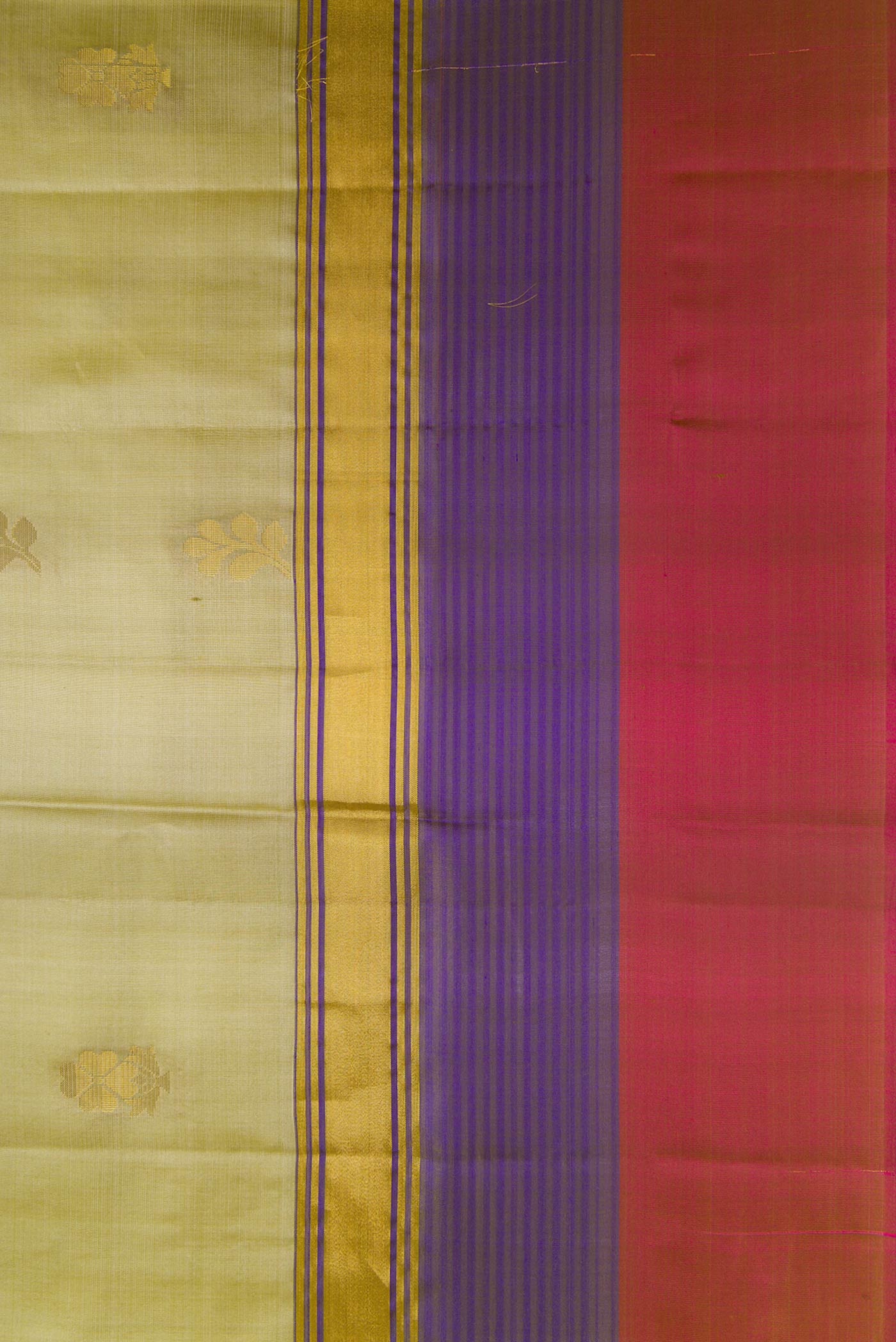 Mehandi Green Soft Silk Saree - Image 3