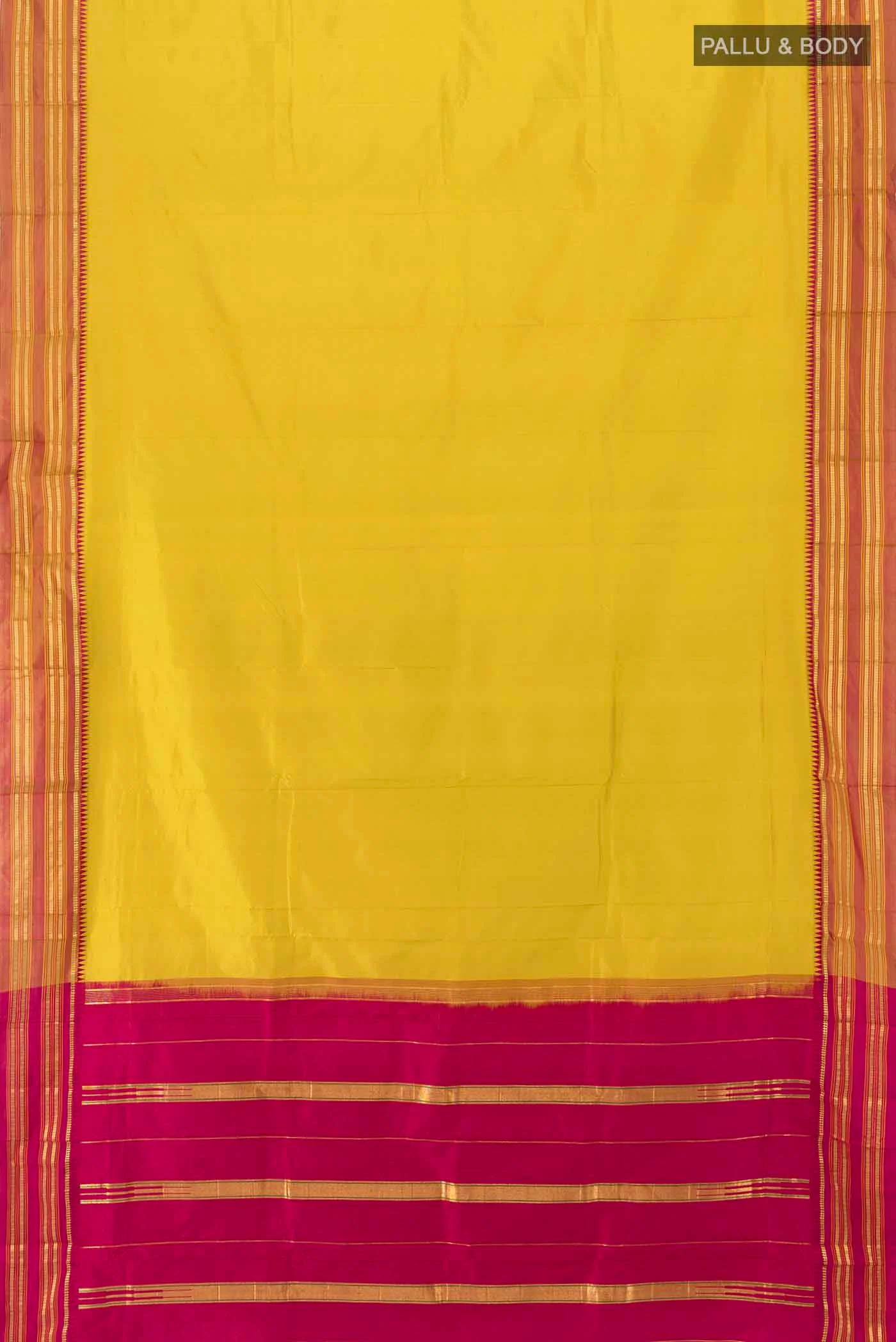 Mehandi Green Narayanpet Silk Saree - Image 3
