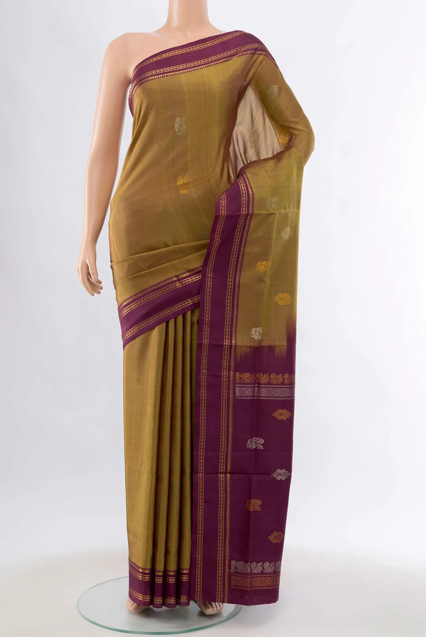 Mehandi Green Uppada Silk Saree