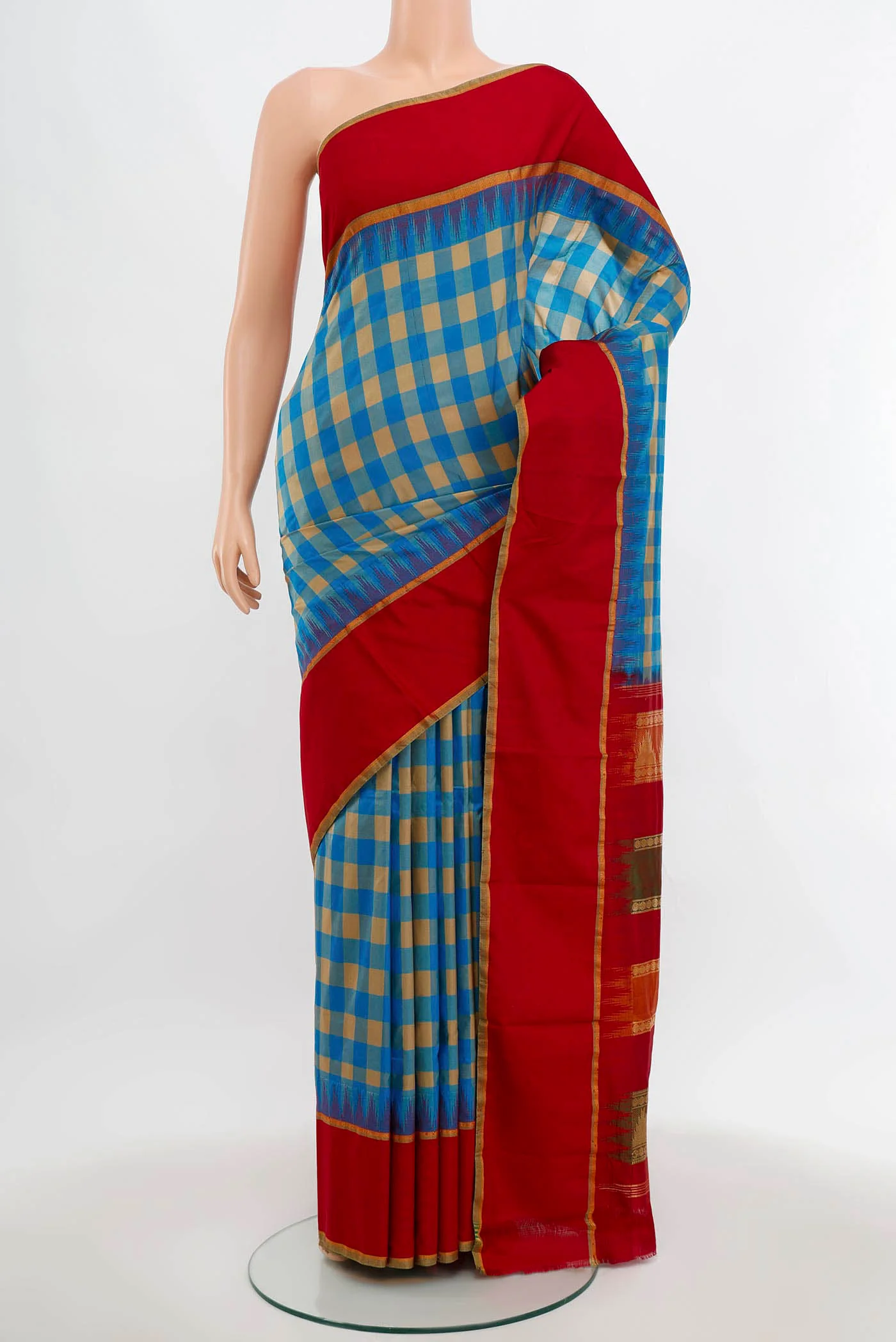 Blue Bangalore Silk Saree