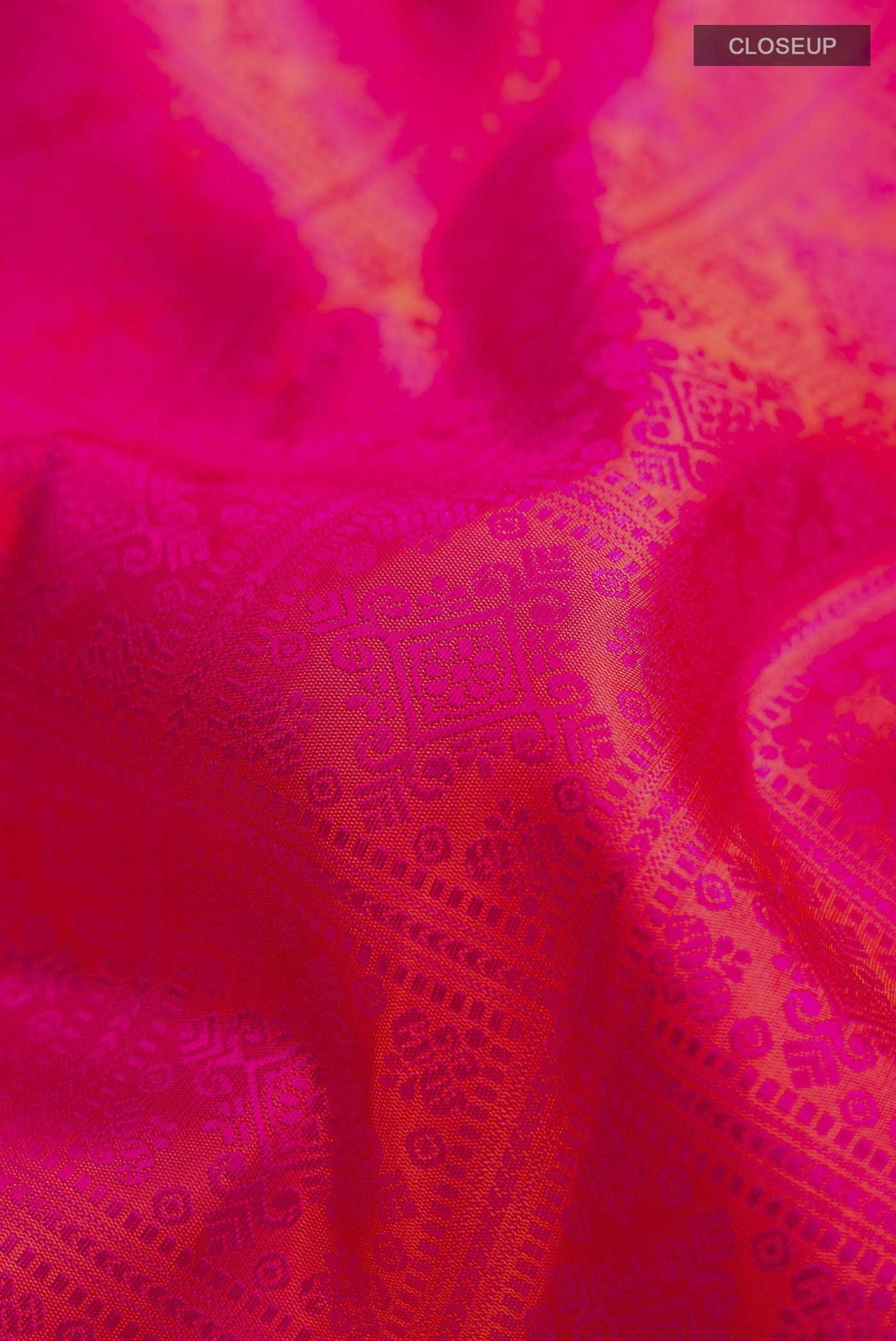 Multi Color Kanjivaram Silk Saree - Image 2