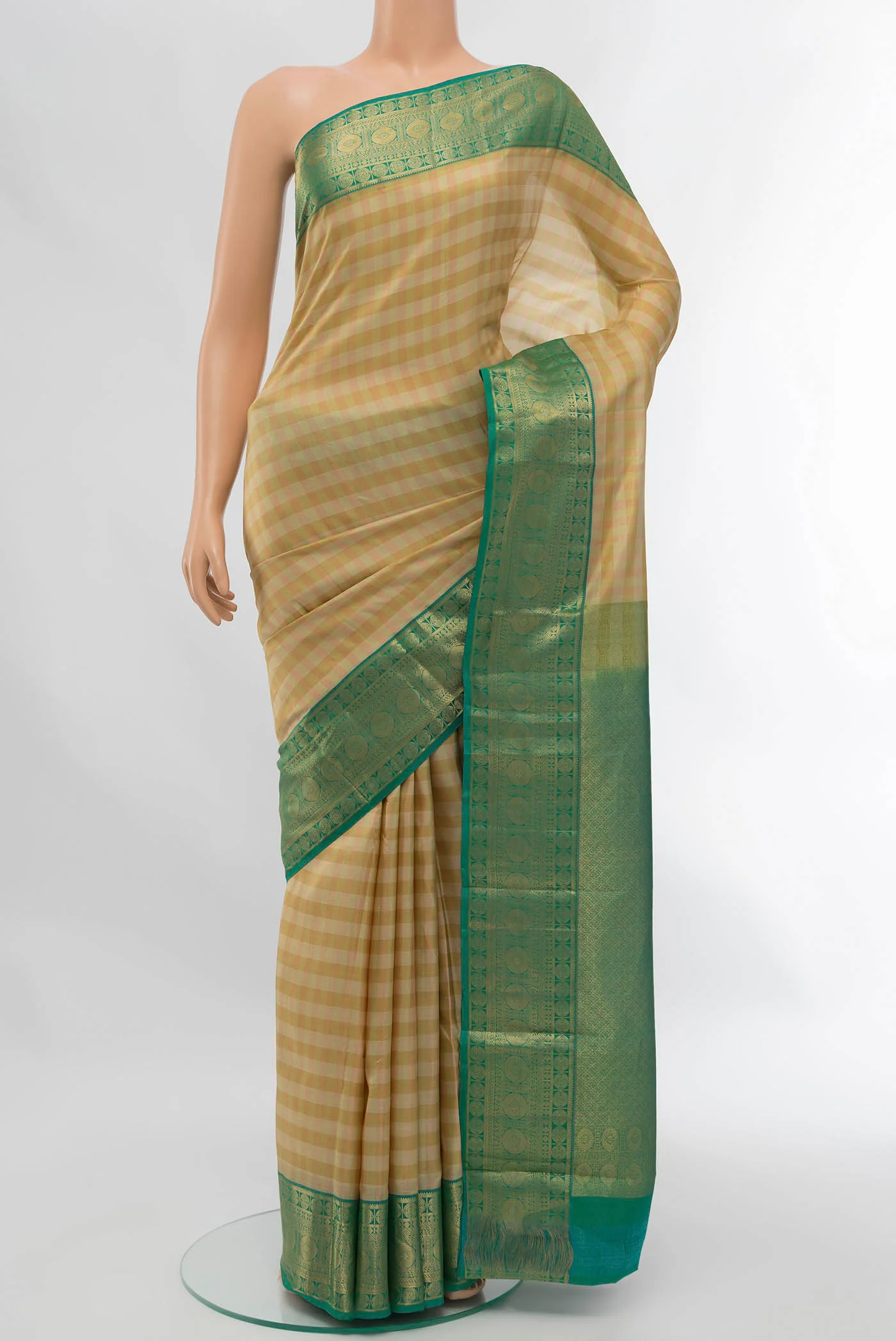 Multi Color Kanchipuram Silk Saree
